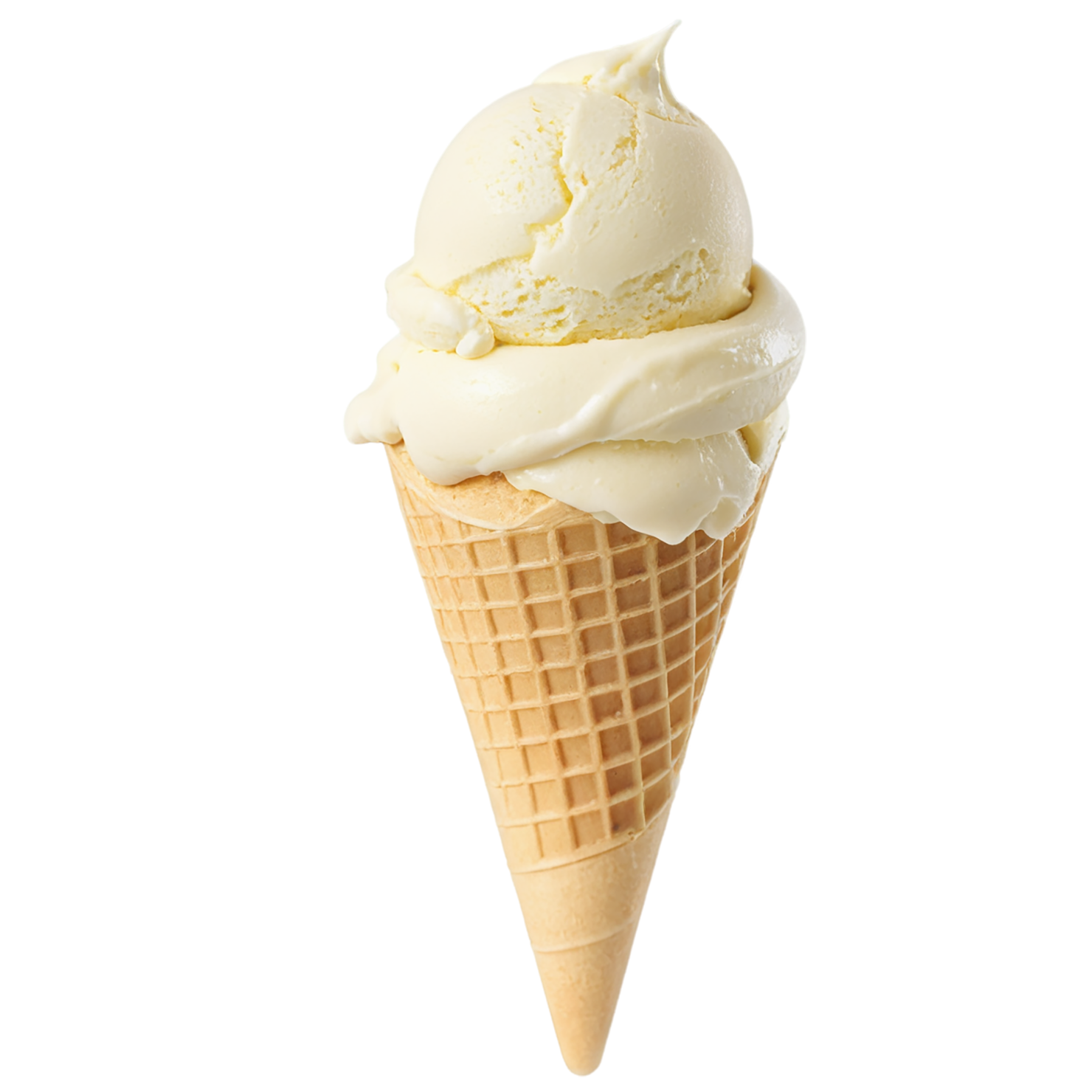 vanilla ice cream desserts isolated on transparent background #5271