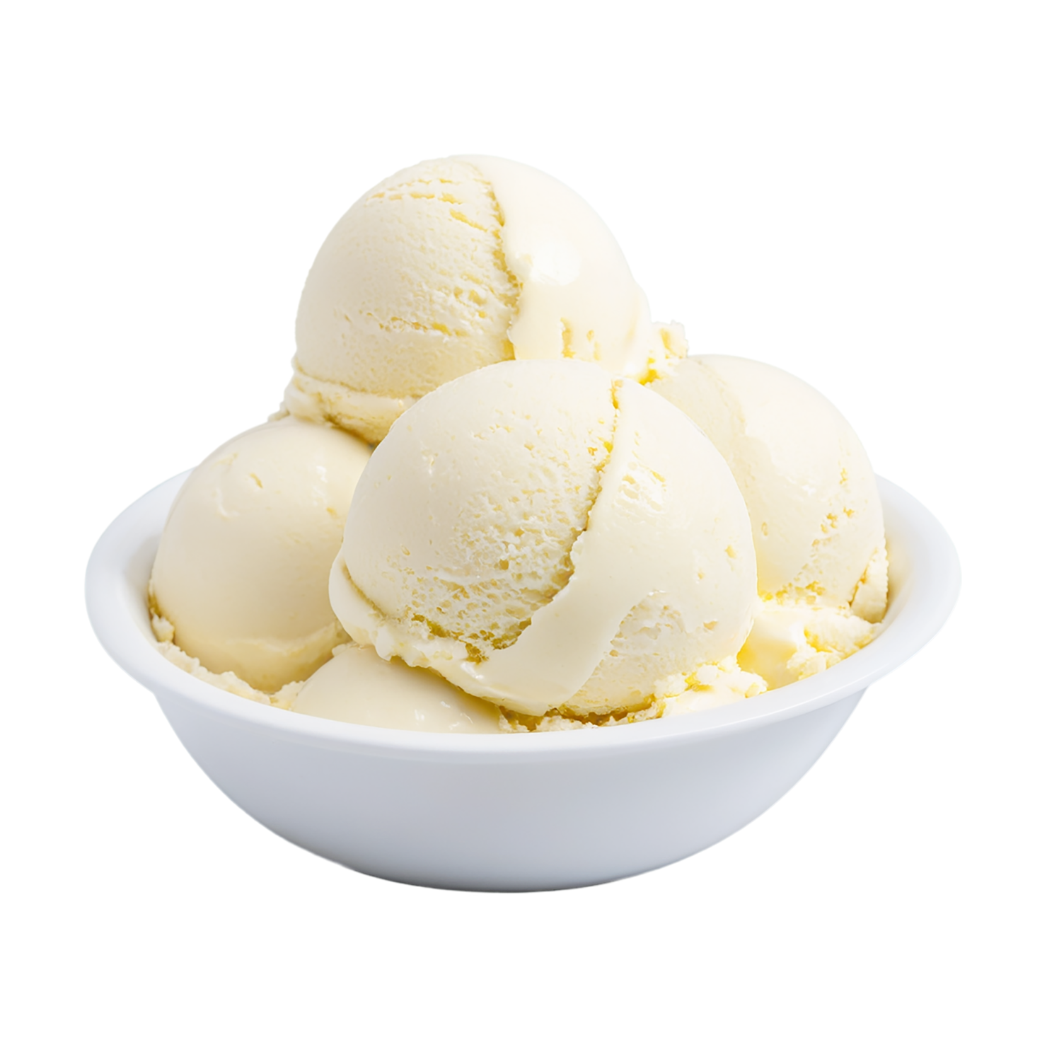 vanilla ice cream desserts isolated on transparent background #5275