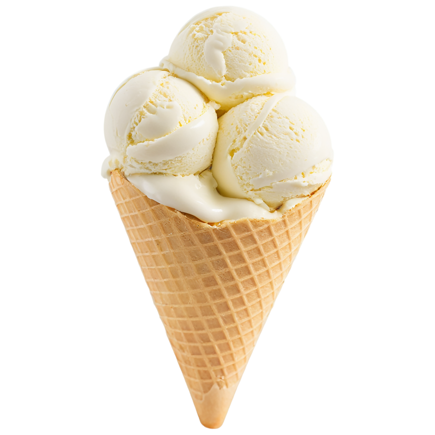 vanilla ice cream desserts isolated on transparent background #5280