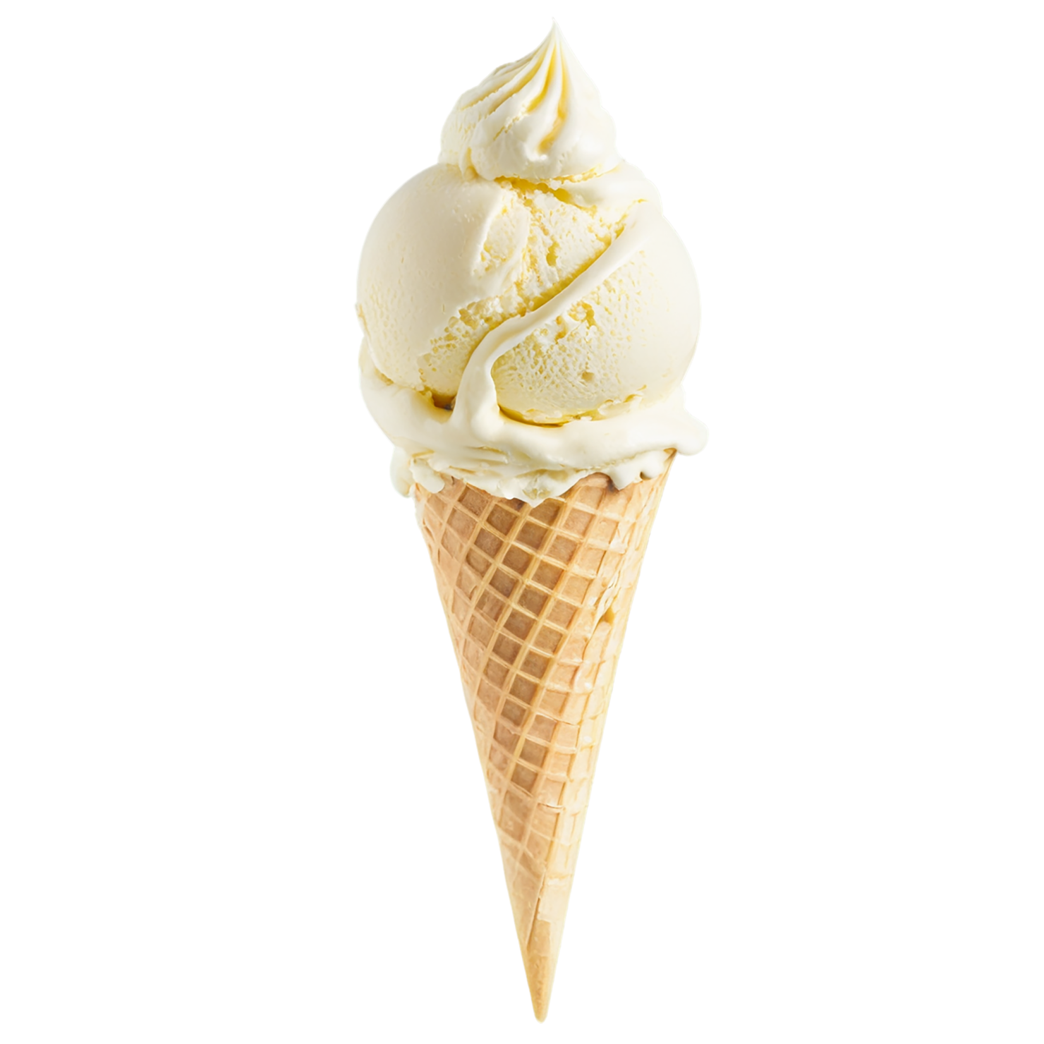 vanilla ice cream desserts isolated on transparent background #5281