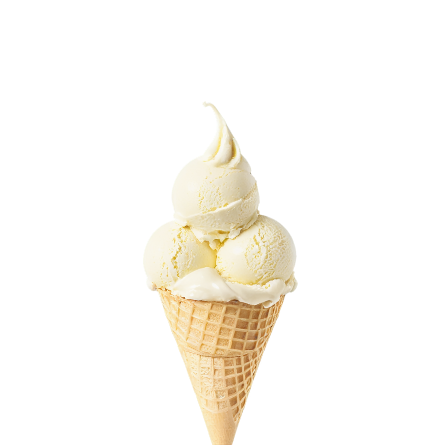 vanilla ice cream desserts isolated on transparent background #5284