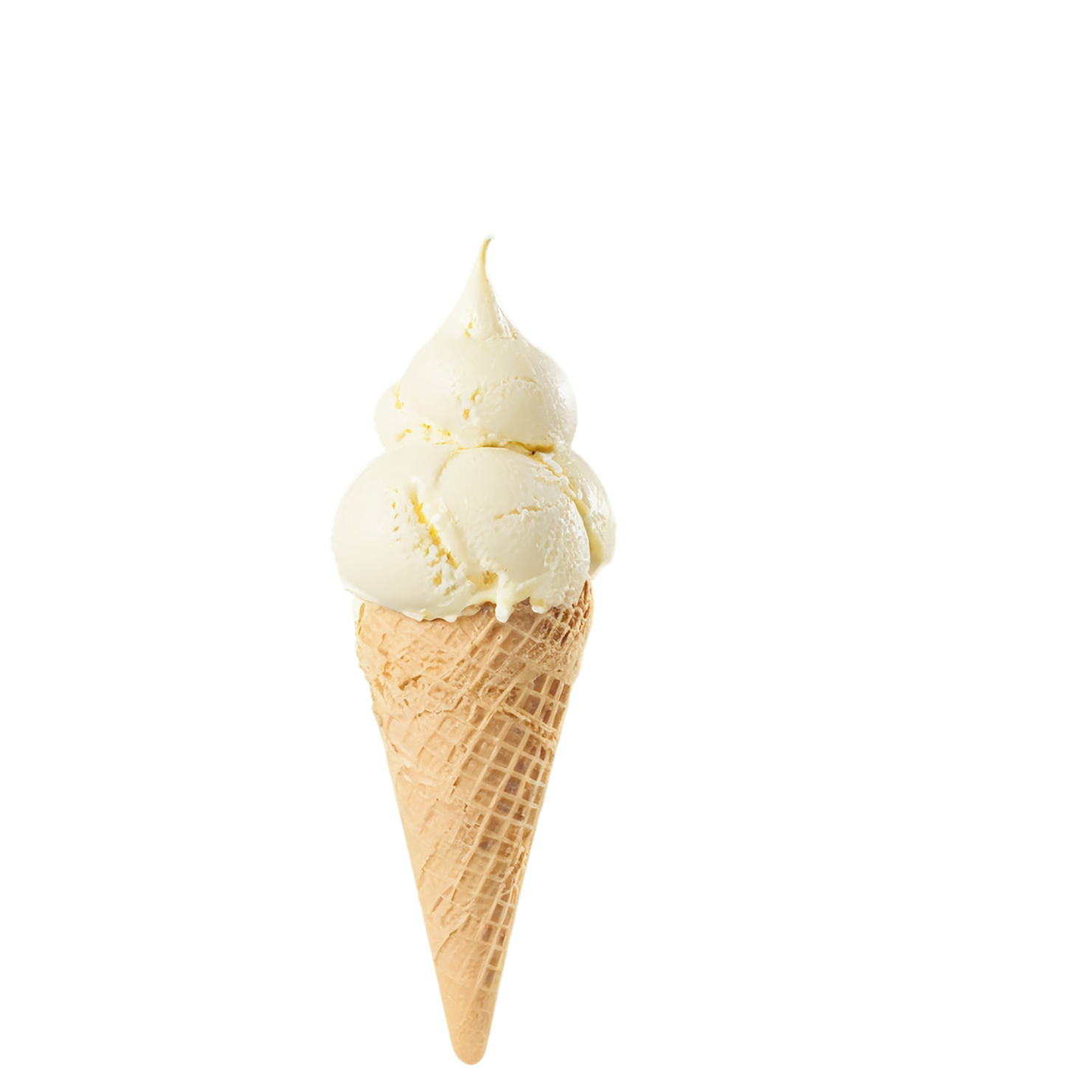 vanilla ice cream desserts isolated on transparent background #5290