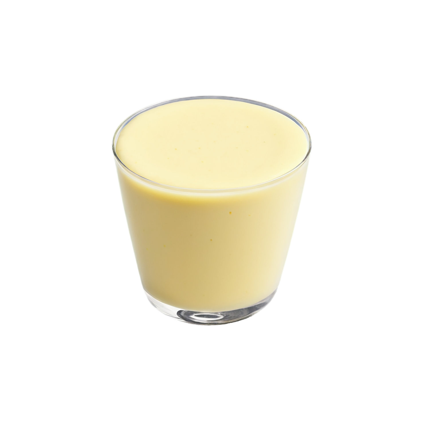 Vanilla Pudding desserts isolated on transparent background #5294