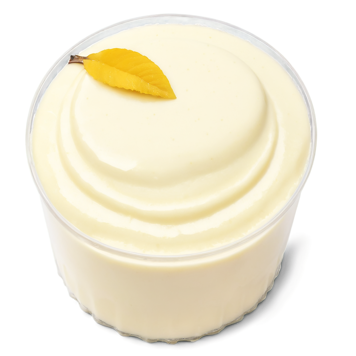 Vanilla Pudding desserts isolated on transparent background #5296