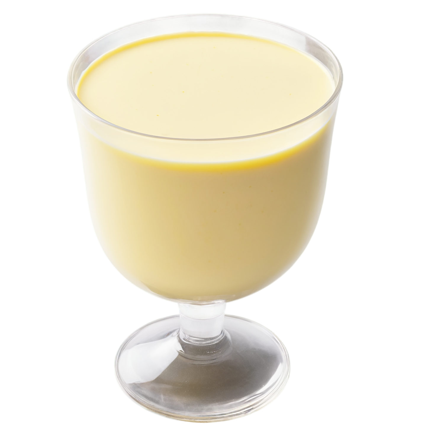 Vanilla Pudding desserts isolated on transparent background #5313
