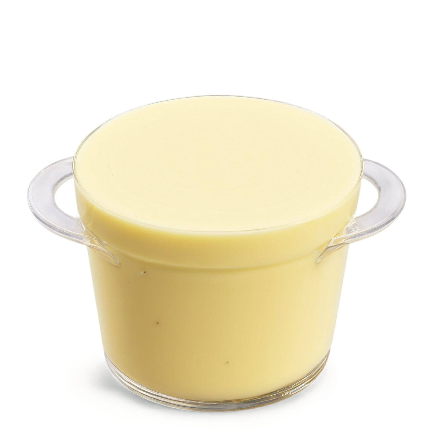 Vanilla Pudding desserts isolated on transparent background #5314
