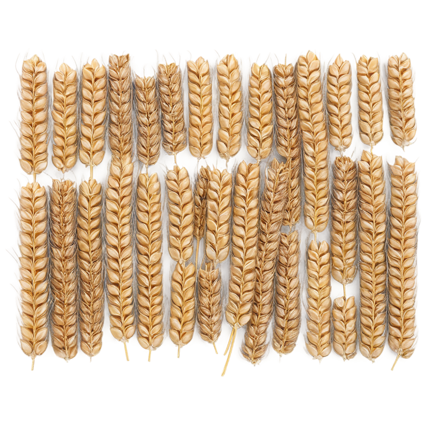 Wheat grains isolated on transparent background #5322