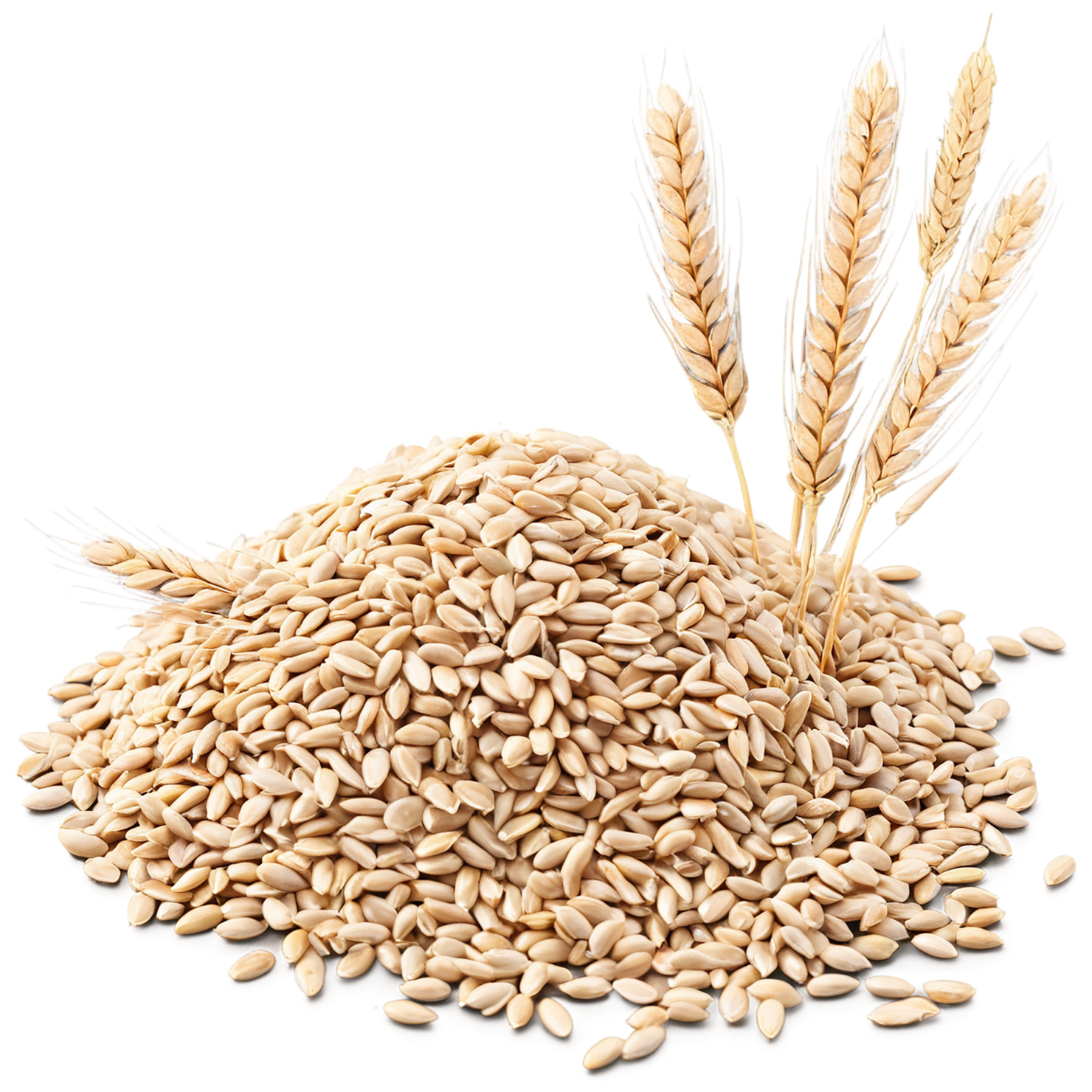 Wheat grains isolated on transparent background #5323