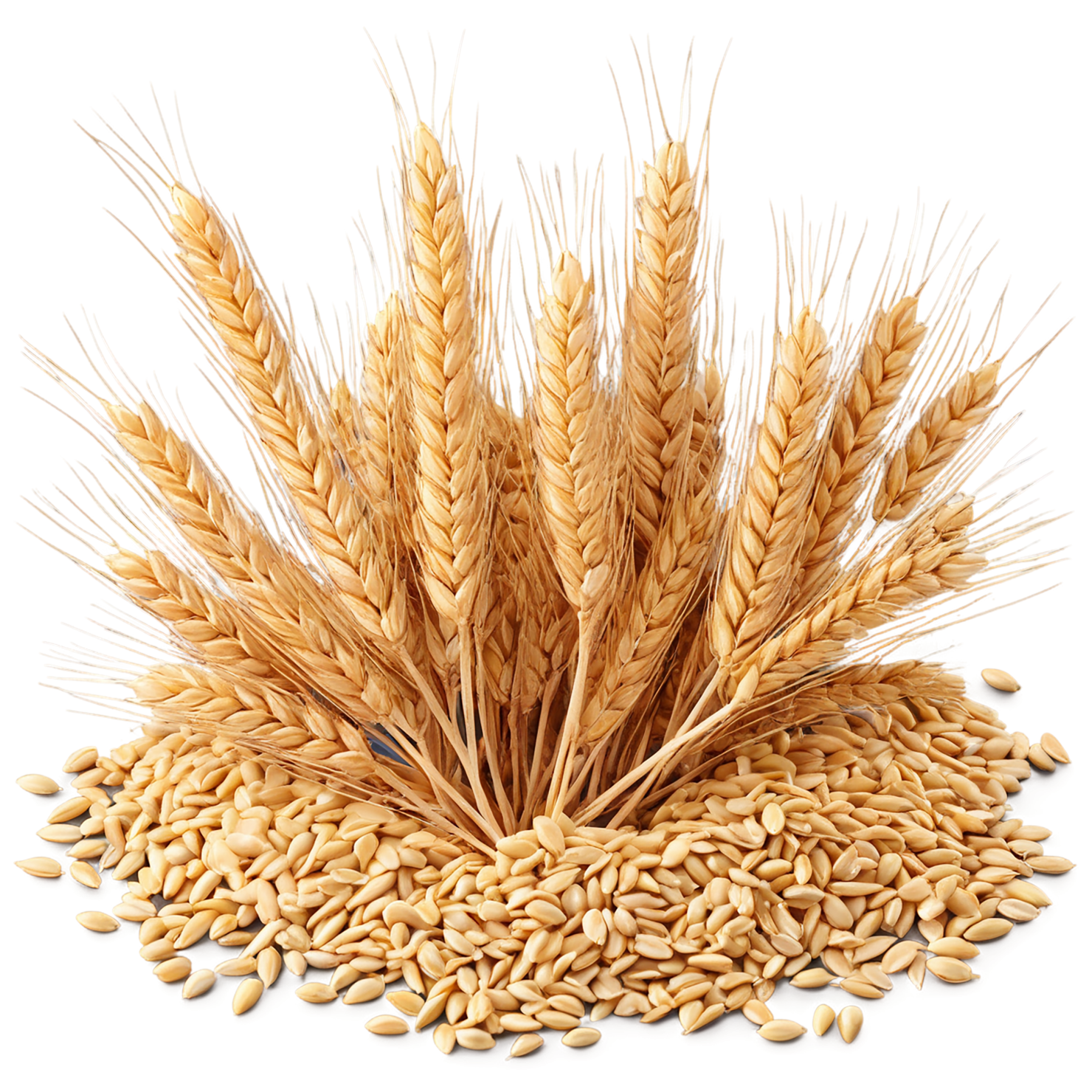 Wheat grains isolated on transparent background #5347
