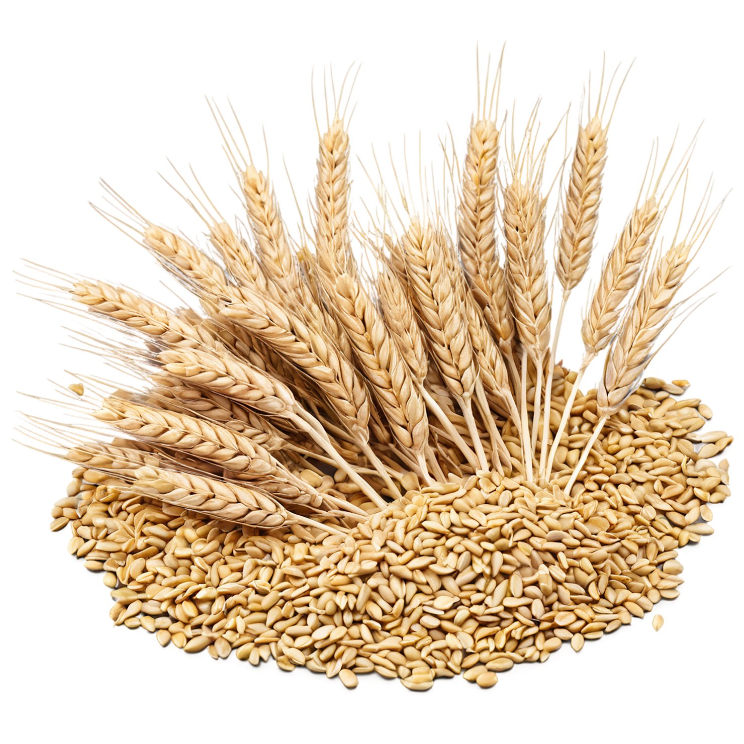 Wheat grains isolated on transparent background #5399