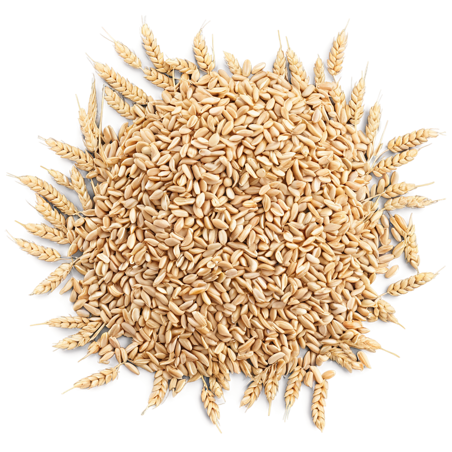 Wheat grains isolated on transparent background #5406