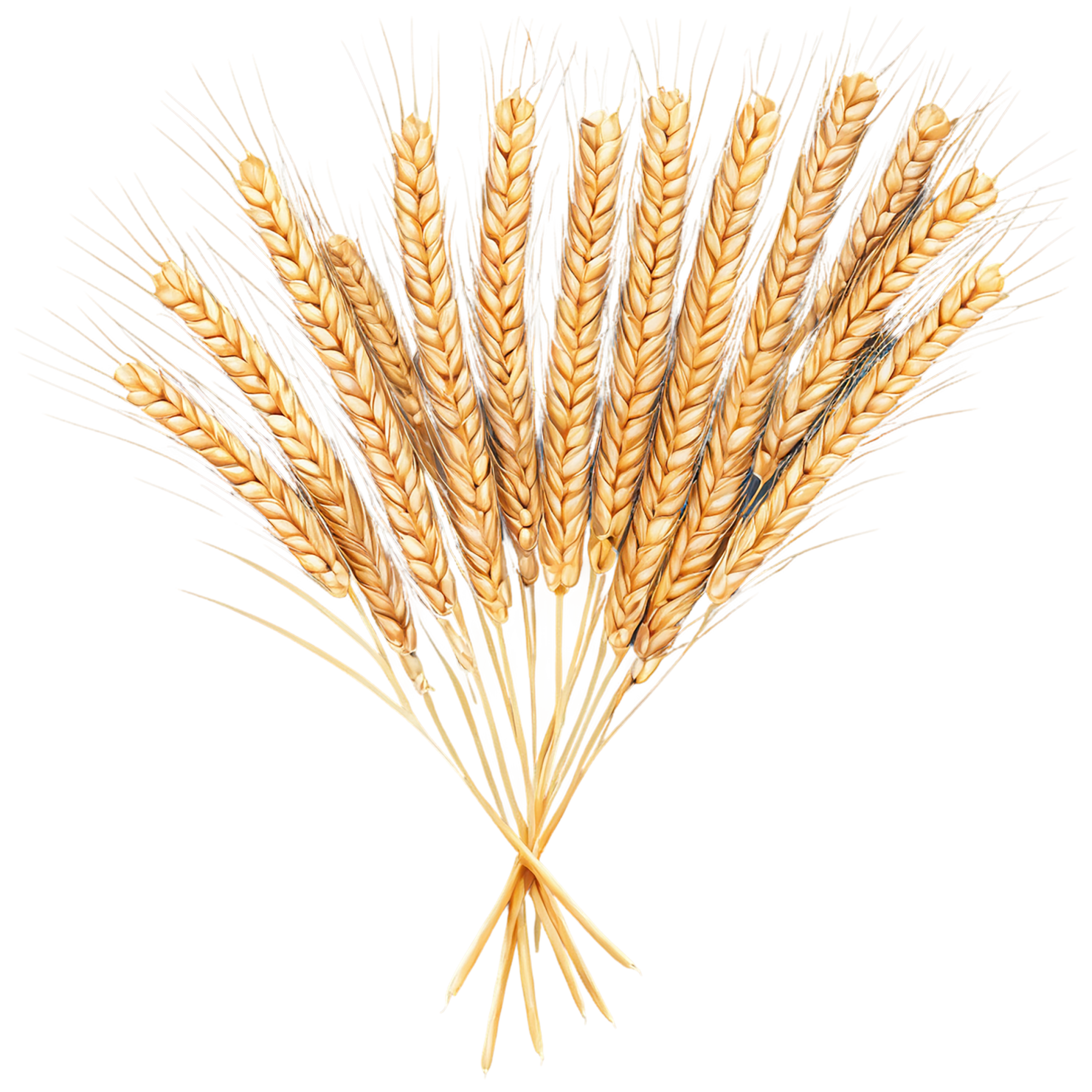 Wheat grains isolated on transparent background #5411