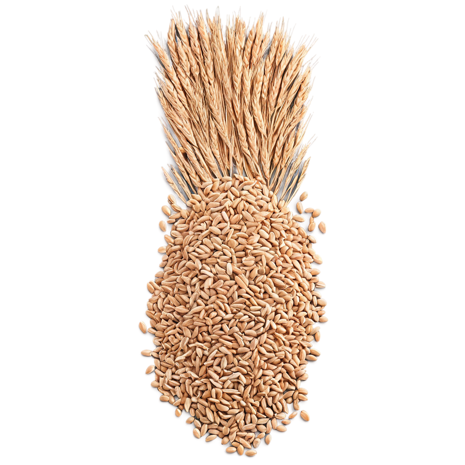 Spelt grains isolated on transparent background #5535