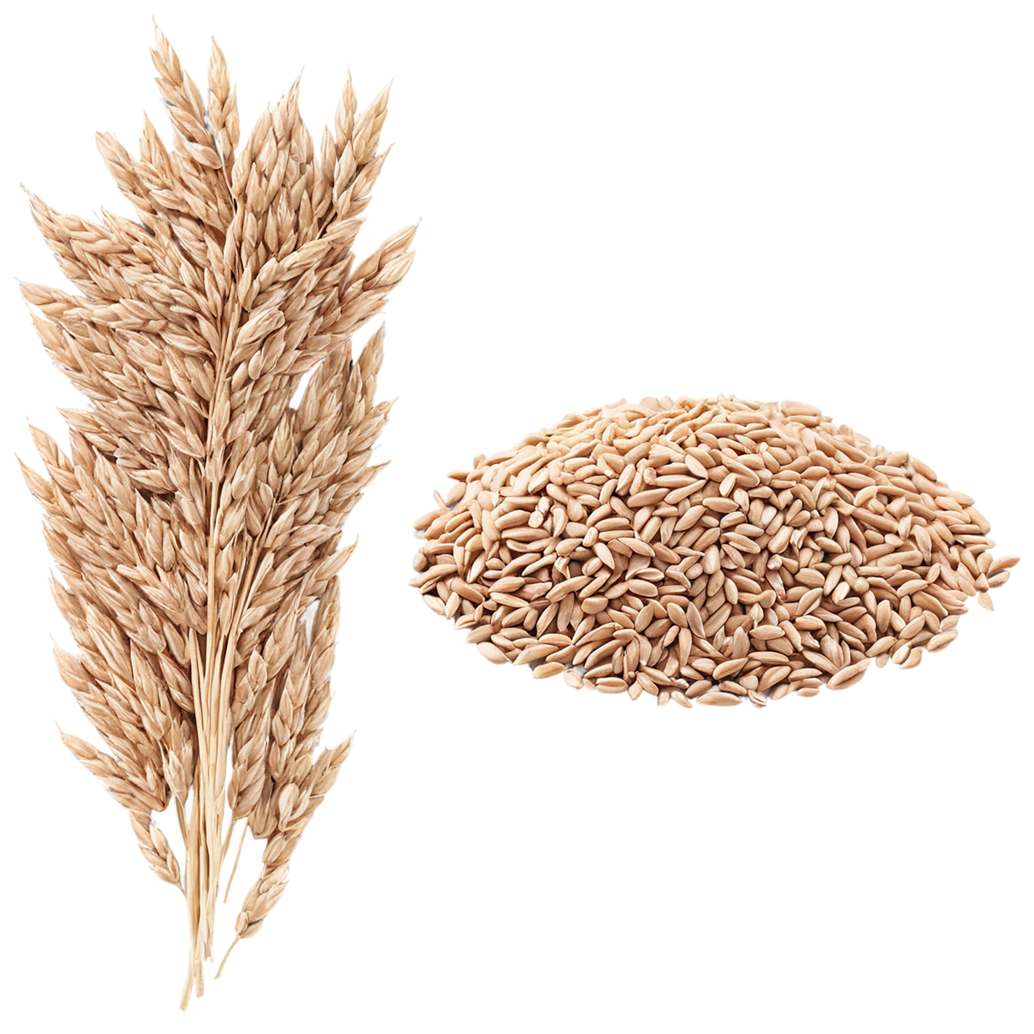 Spelt grains isolated on transparent background #5550