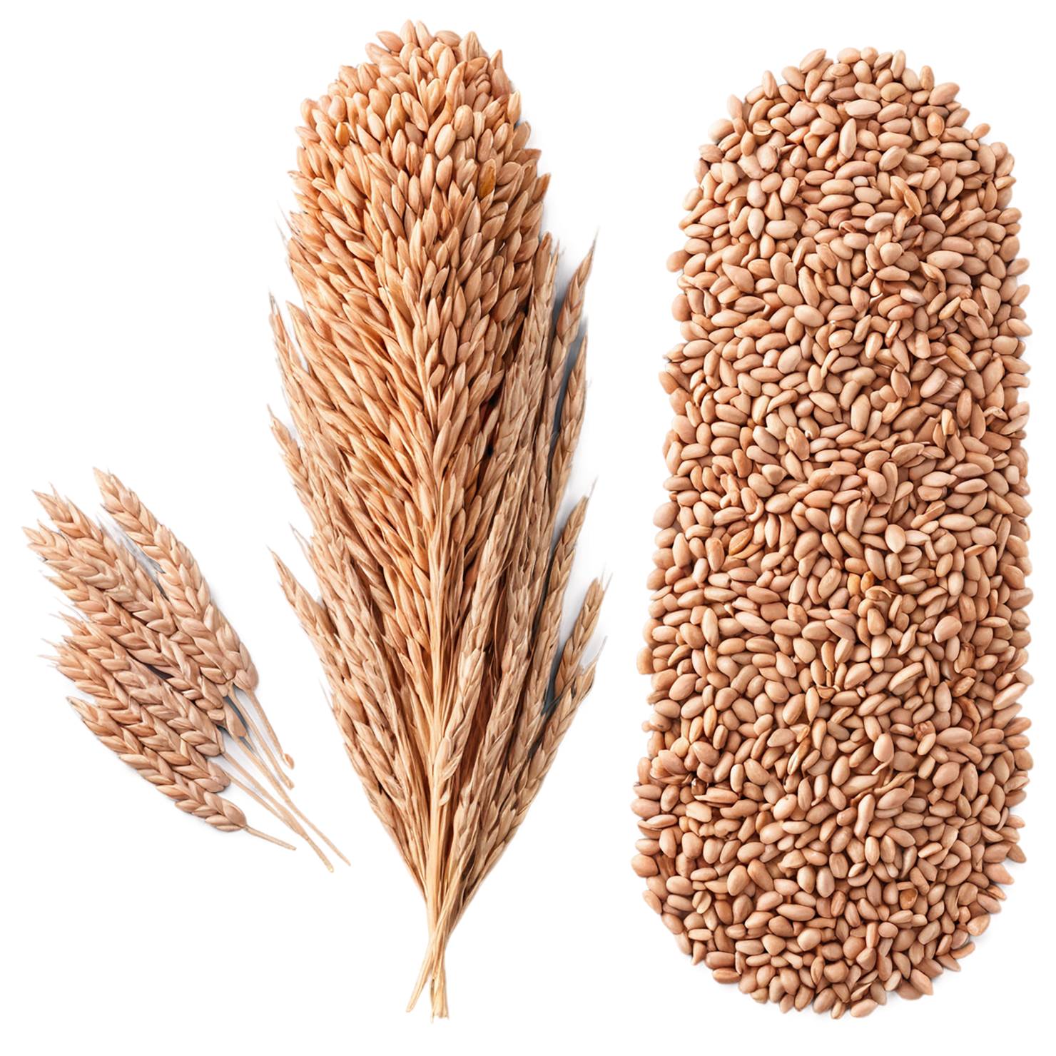 Spelt grains isolated on transparent background #5571