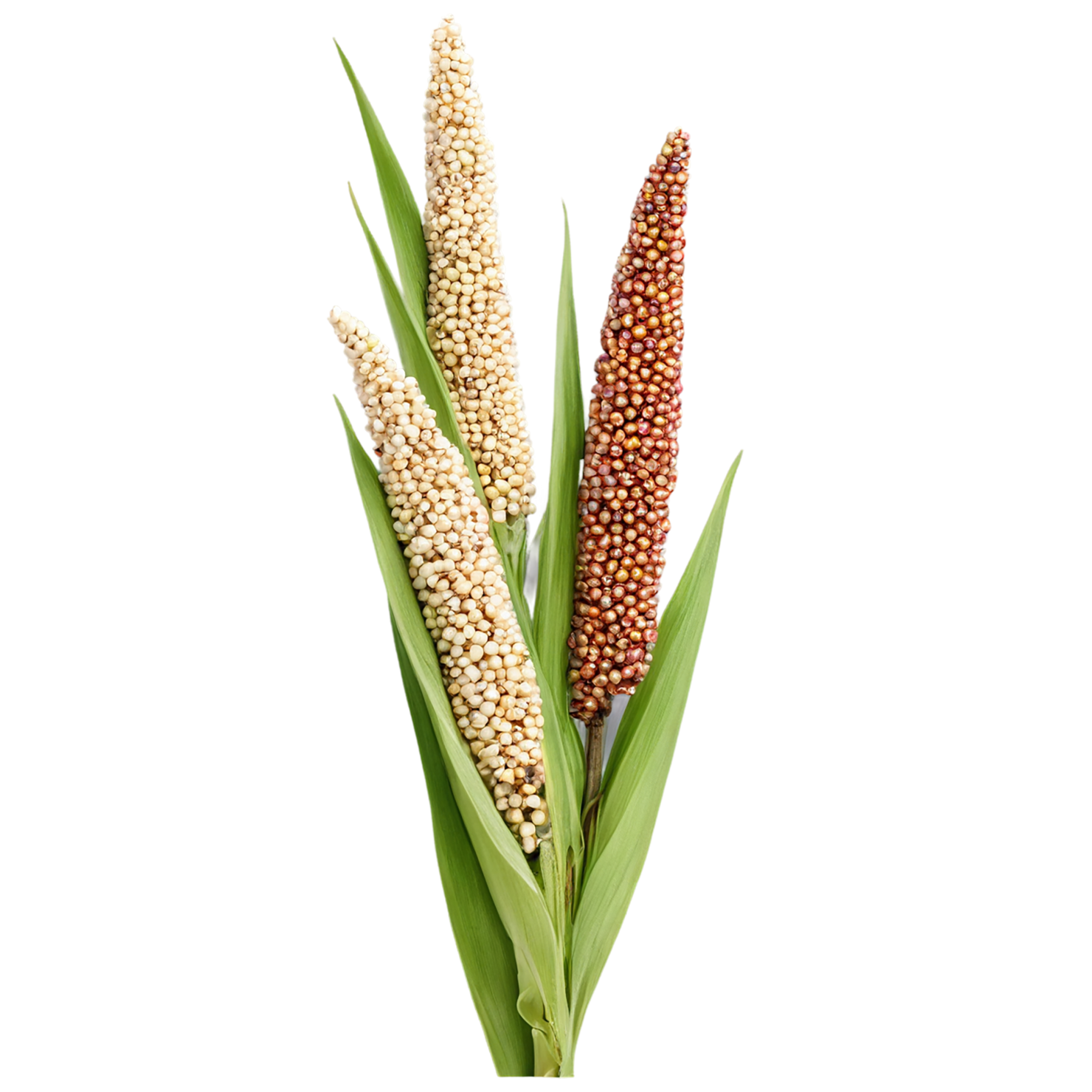 Sorghum grains isolated on transparent background #5595