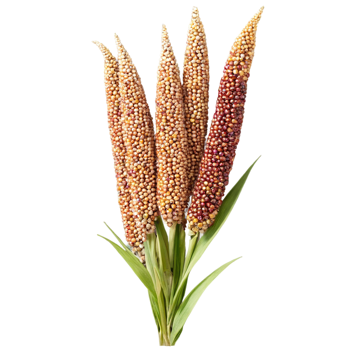 Sorghum grains isolated on transparent background #5597