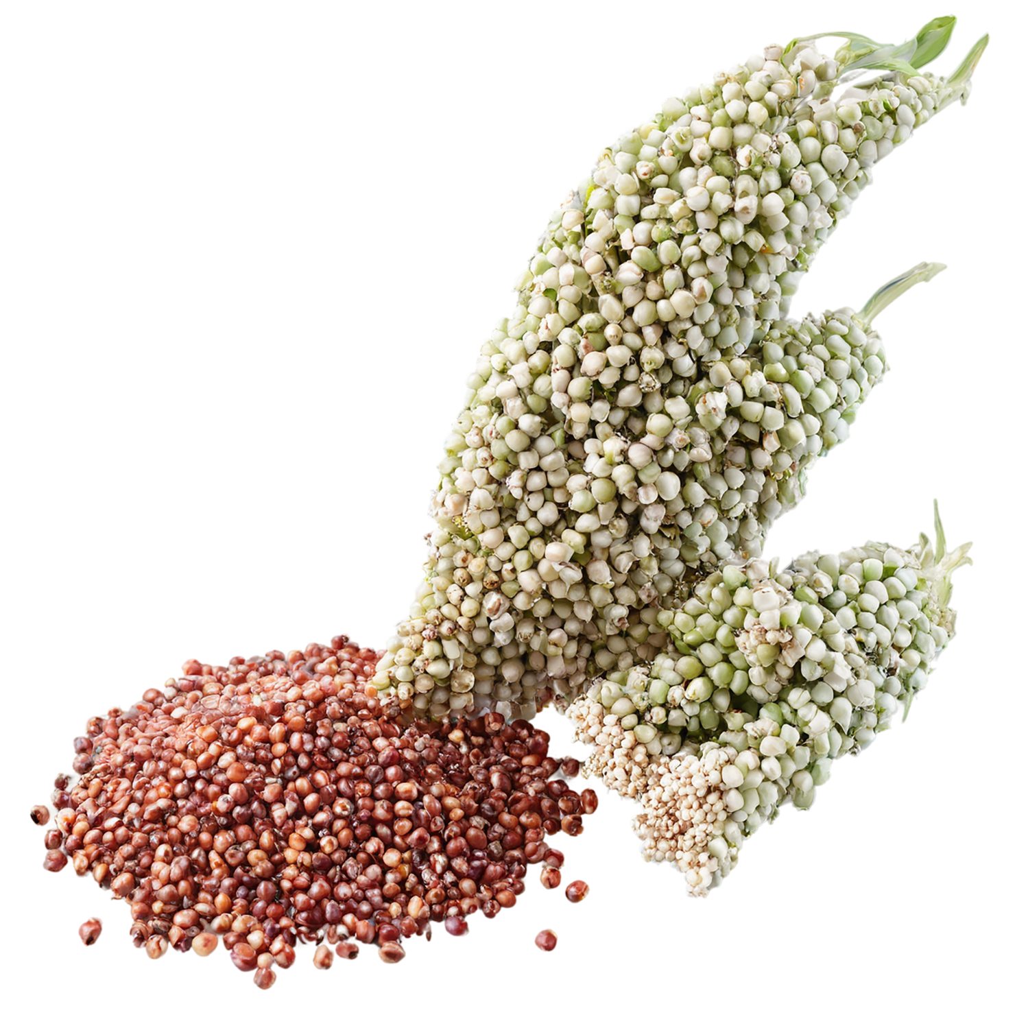 Sorghum grains isolated on transparent background #5605
