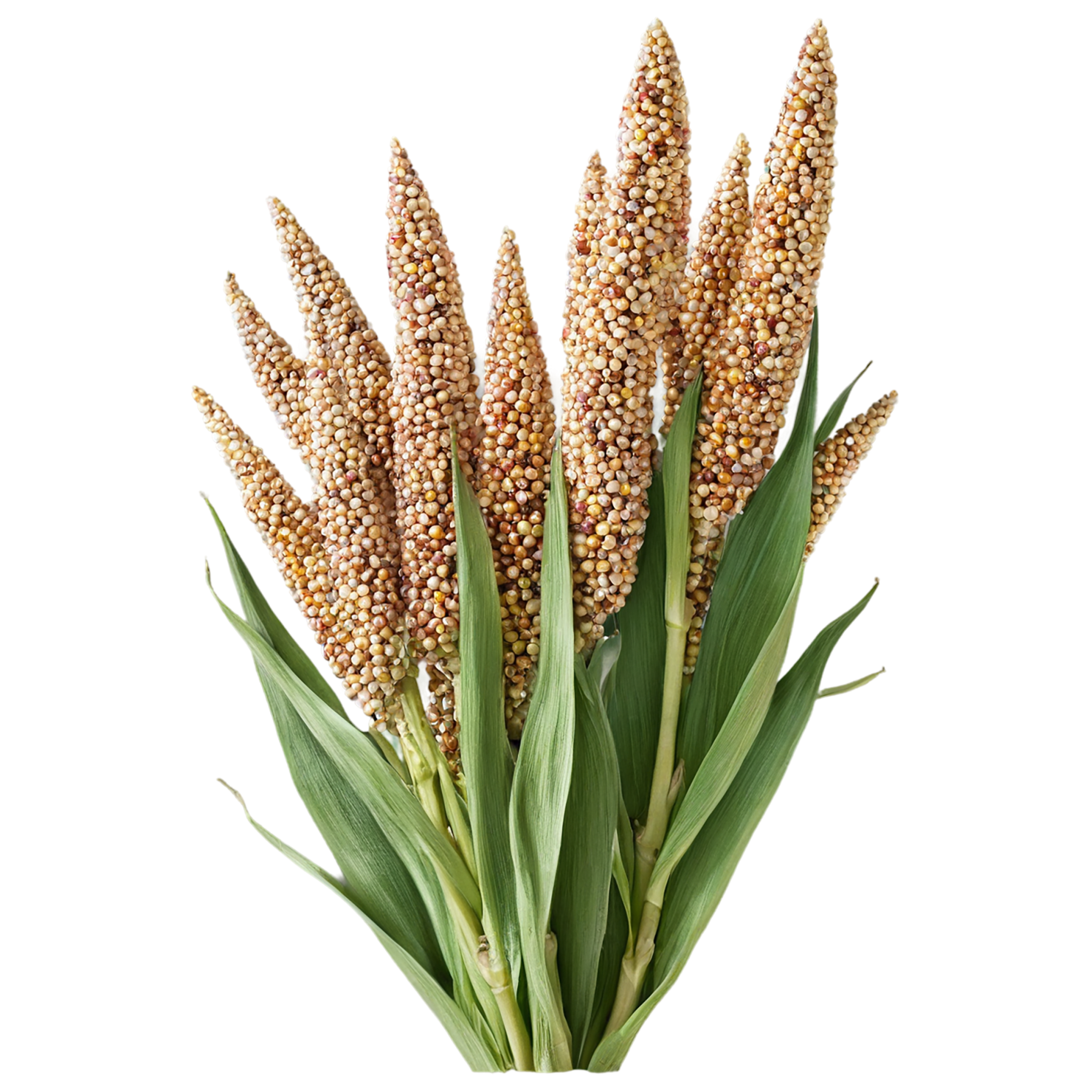 Sorghum grains isolated on transparent background #5636