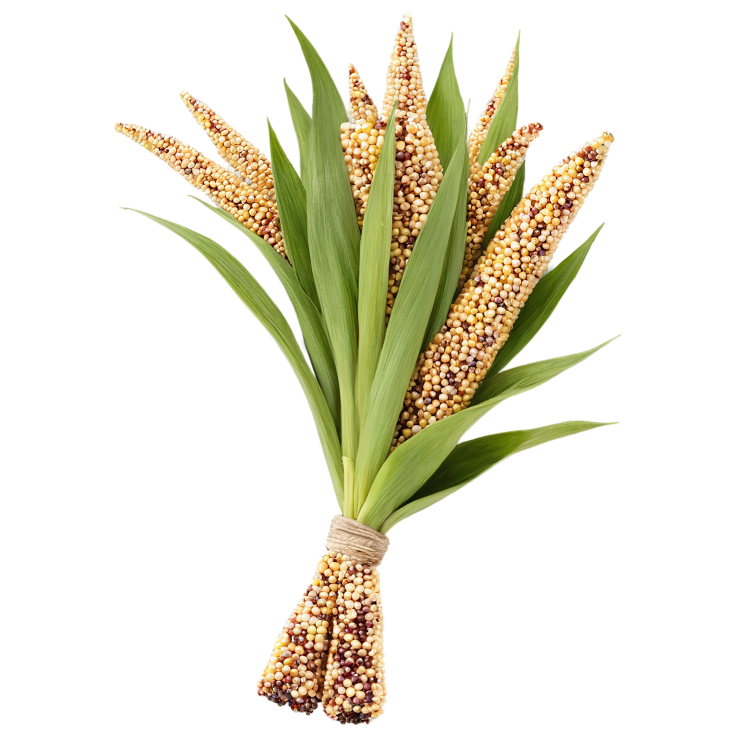Sorghum grains isolated on transparent background #5637