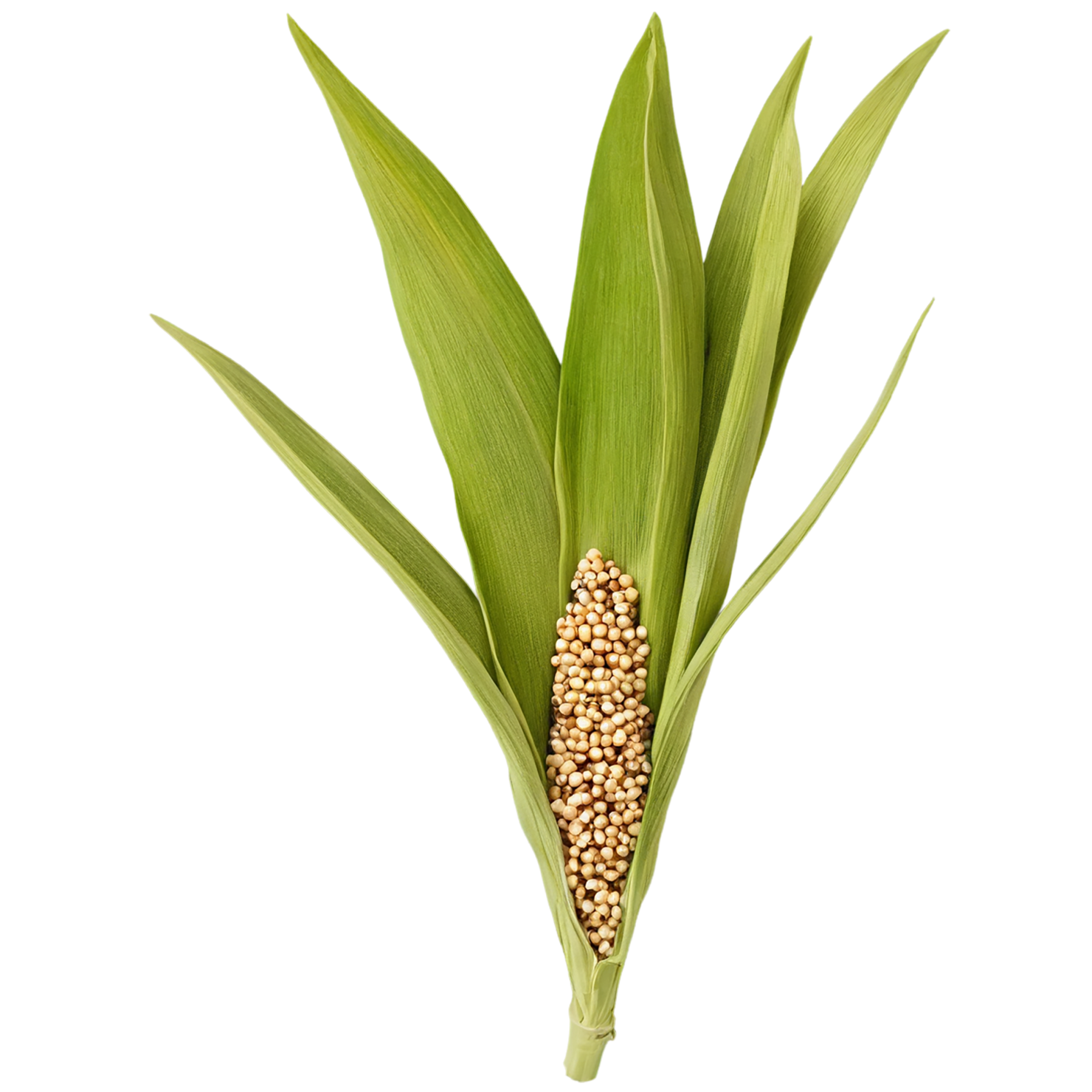 Sorghum grains isolated on transparent background #5642