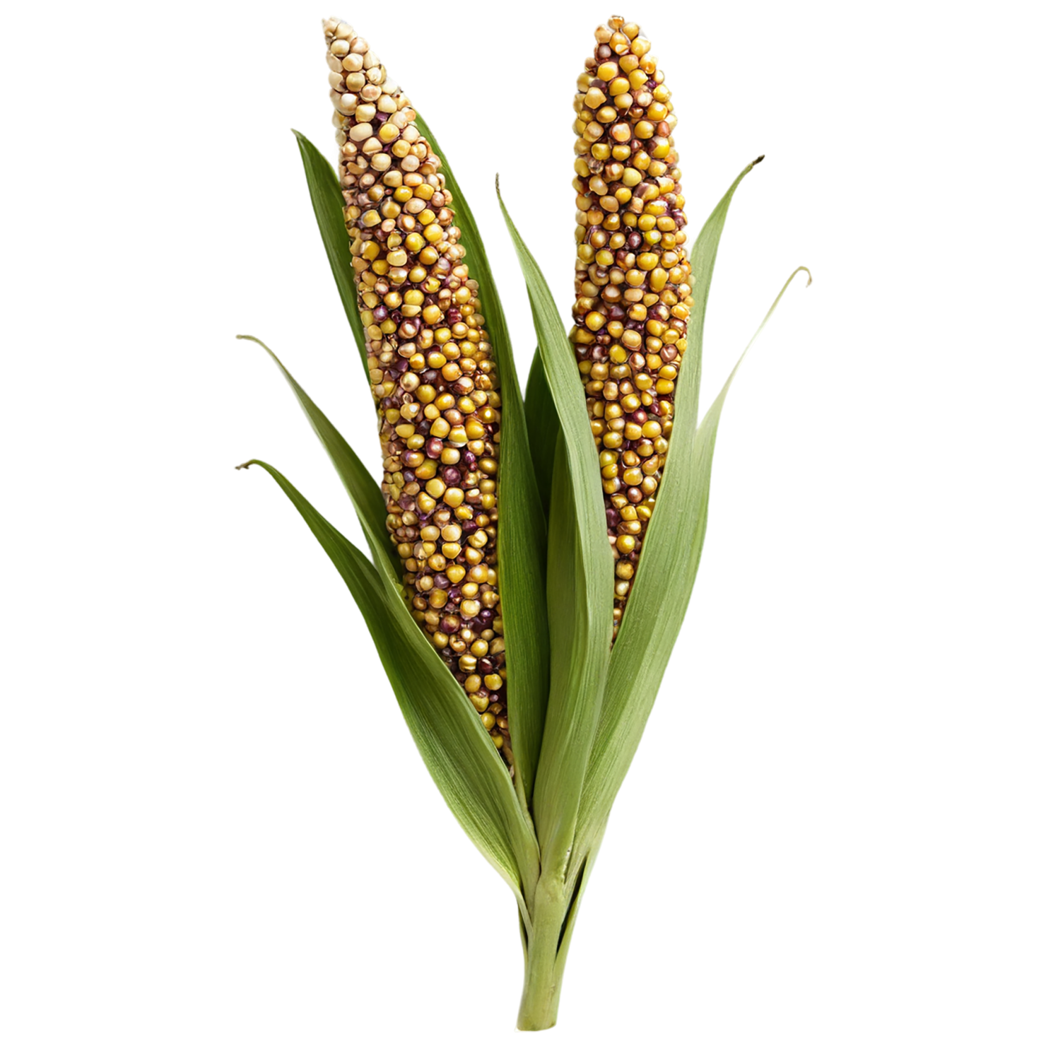 Sorghum grains isolated on transparent background #5646