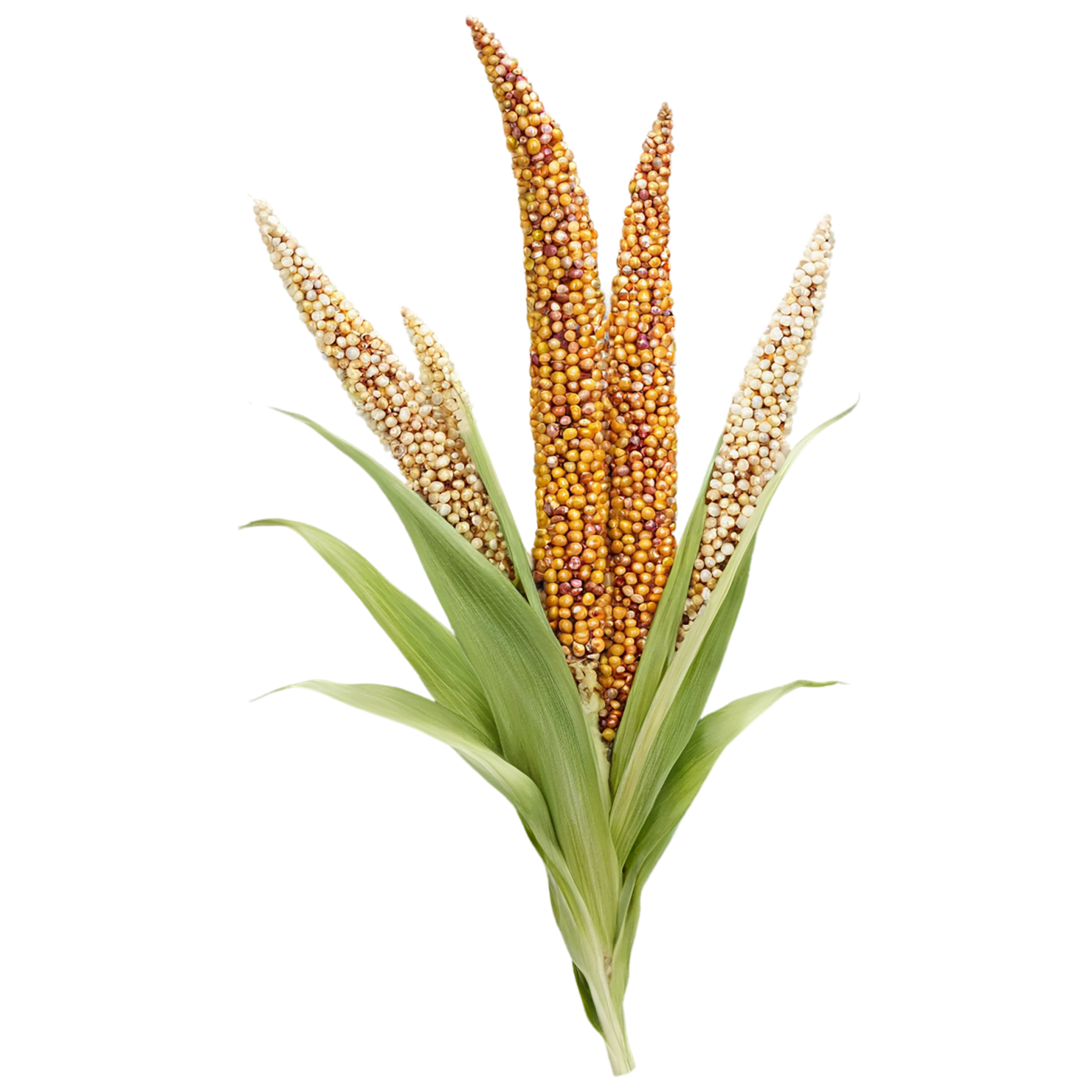 Sorghum grains isolated on transparent background #5650