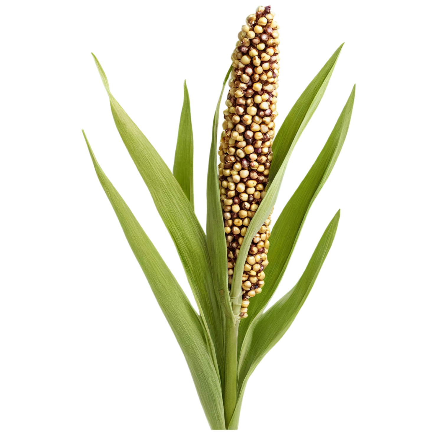 Sorghum grains isolated on transparent background #5684