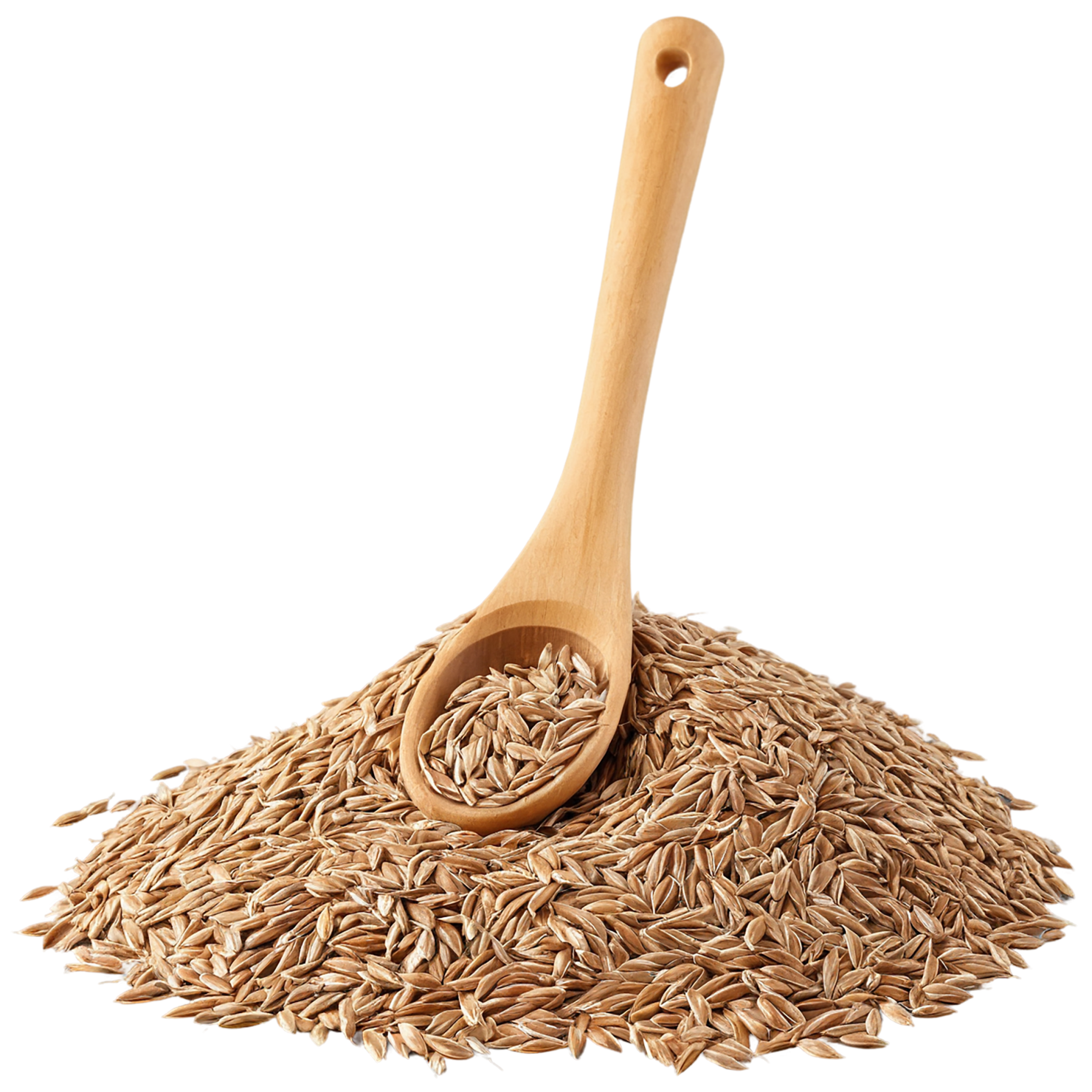 Rye grains isolated on transparent background #5716