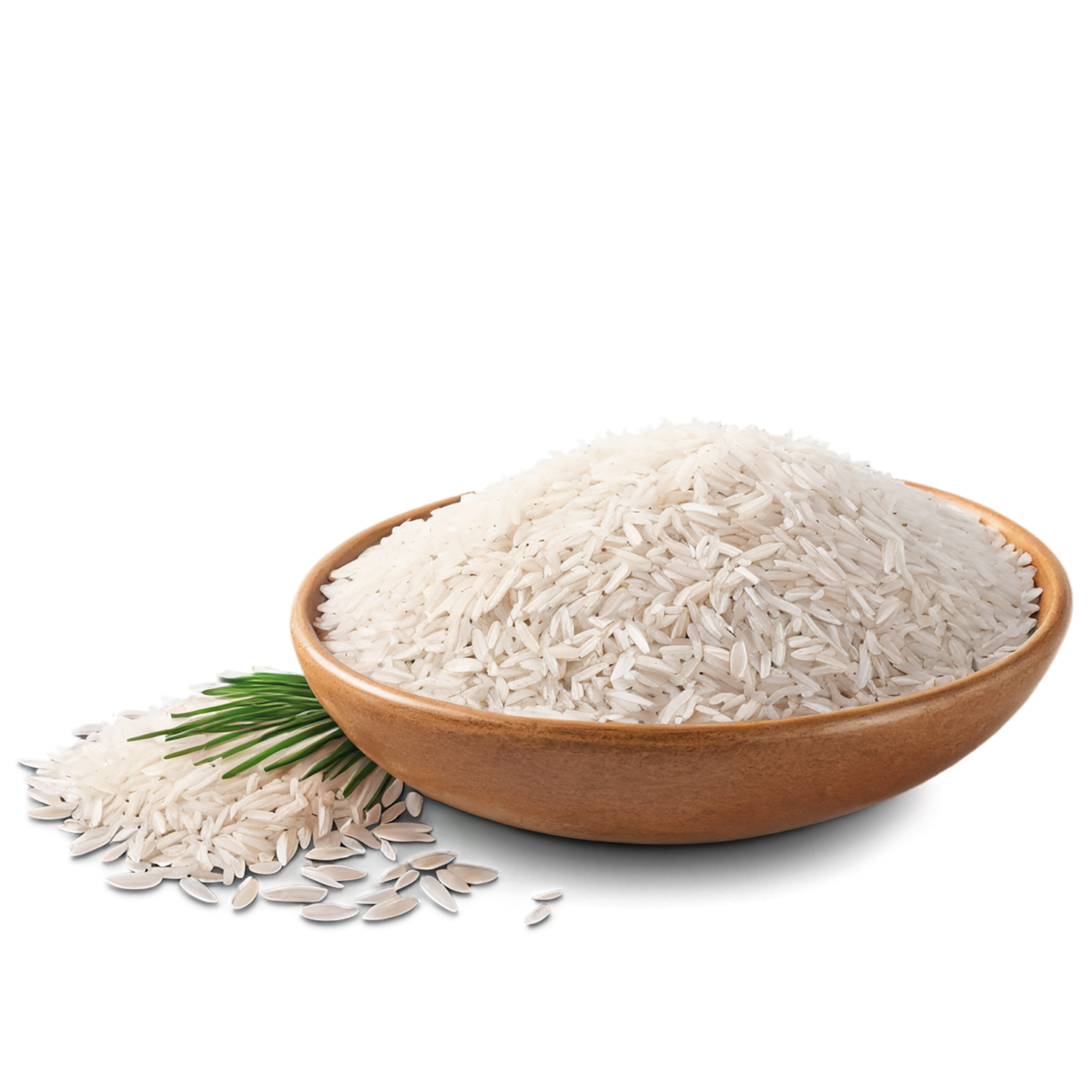 Rice grains isolated on transparent background #5854