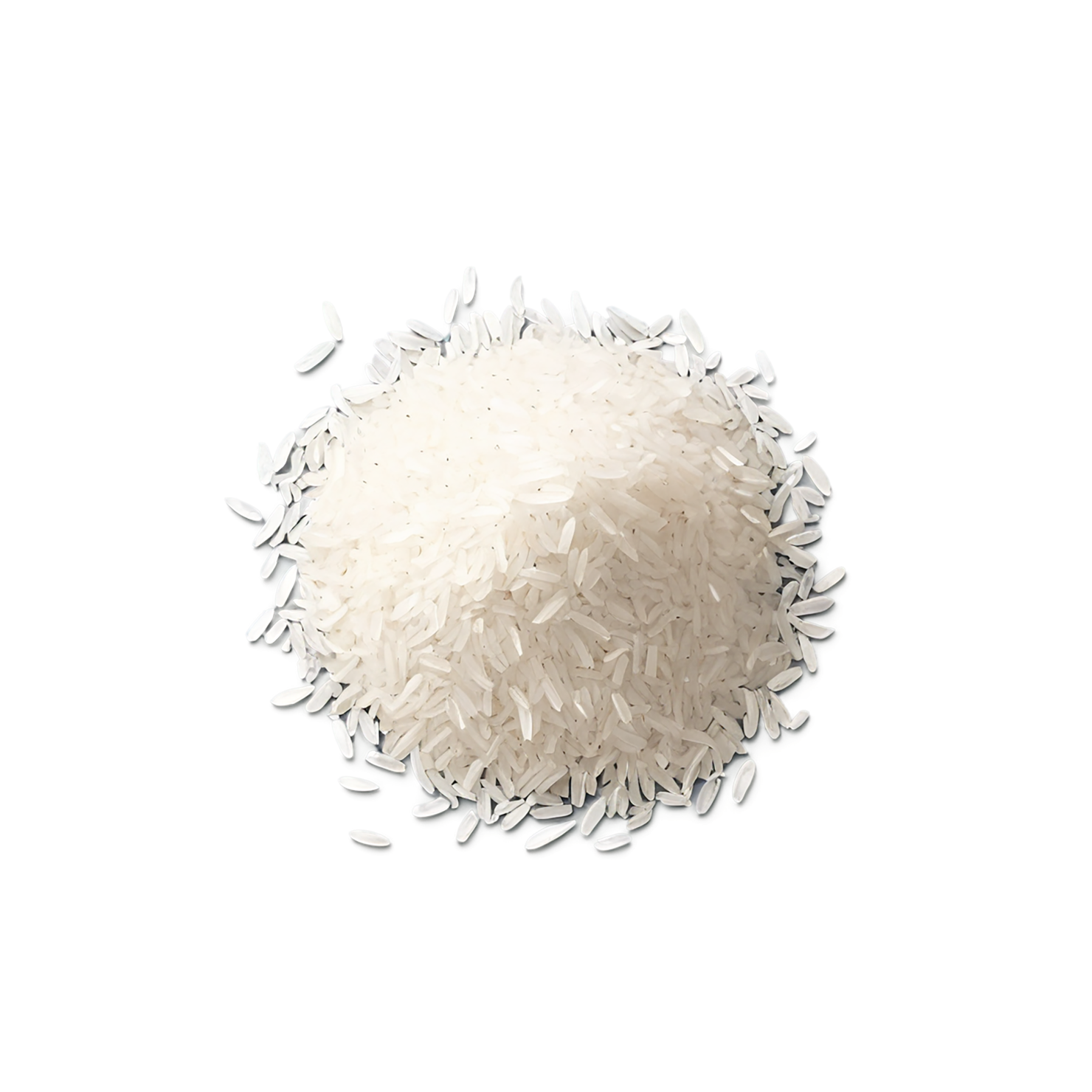 Rice grains isolated on transparent background #5859