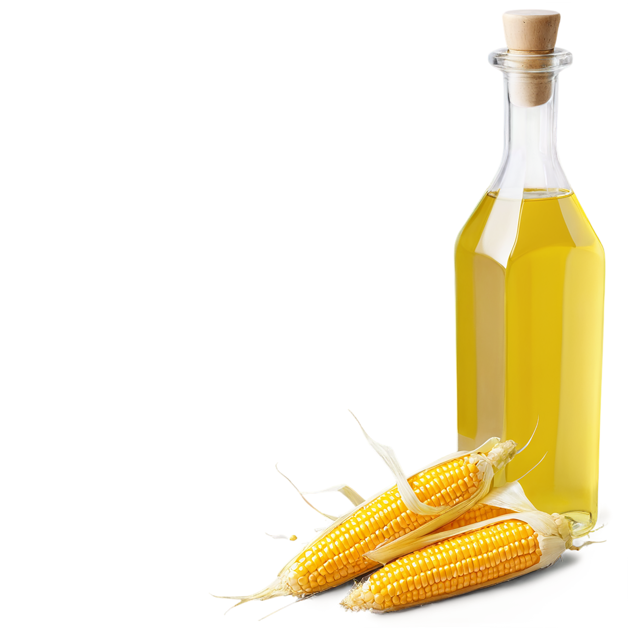 Corn oil isolated on transparent background, #7698