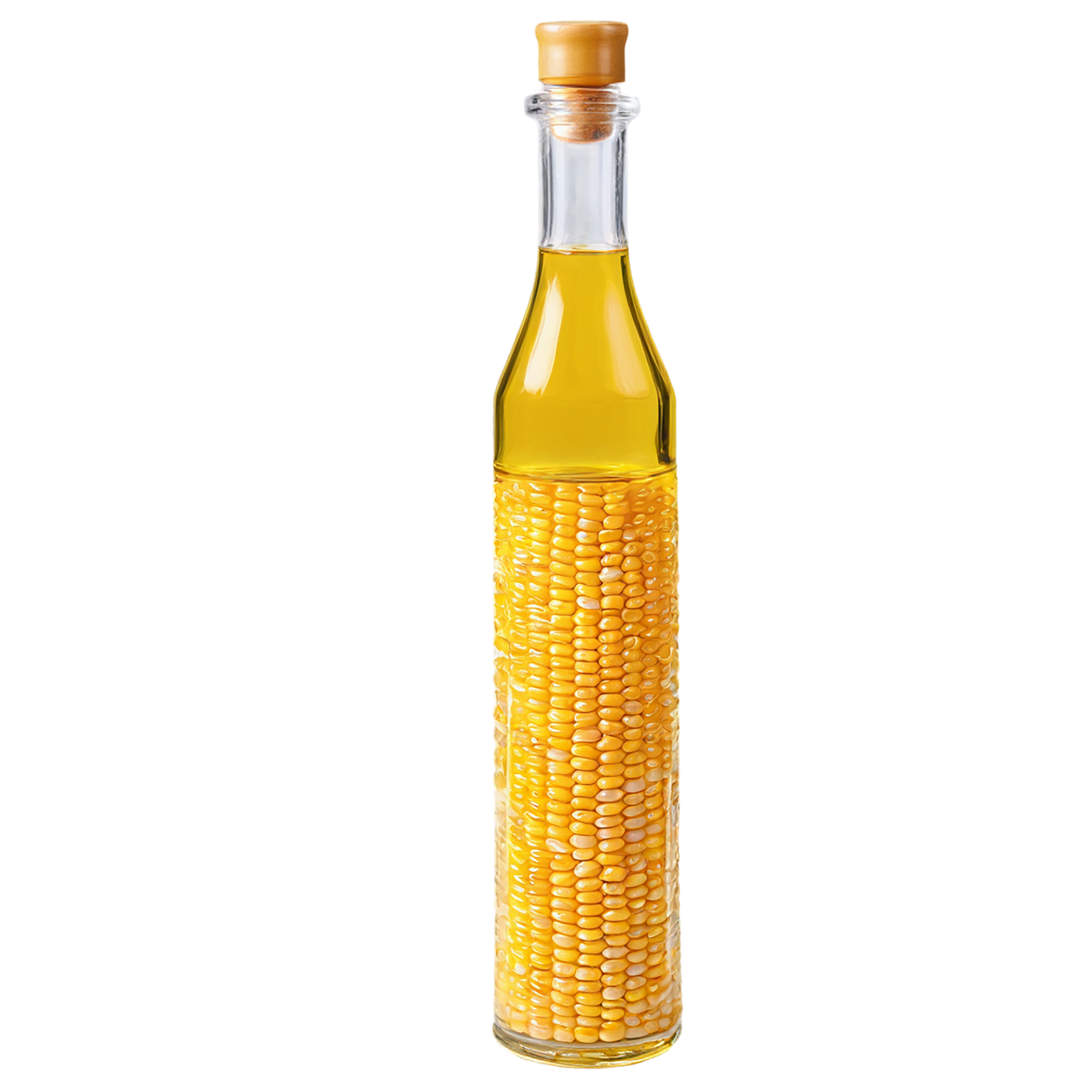 Corn oil isolated on transparent background, #7701