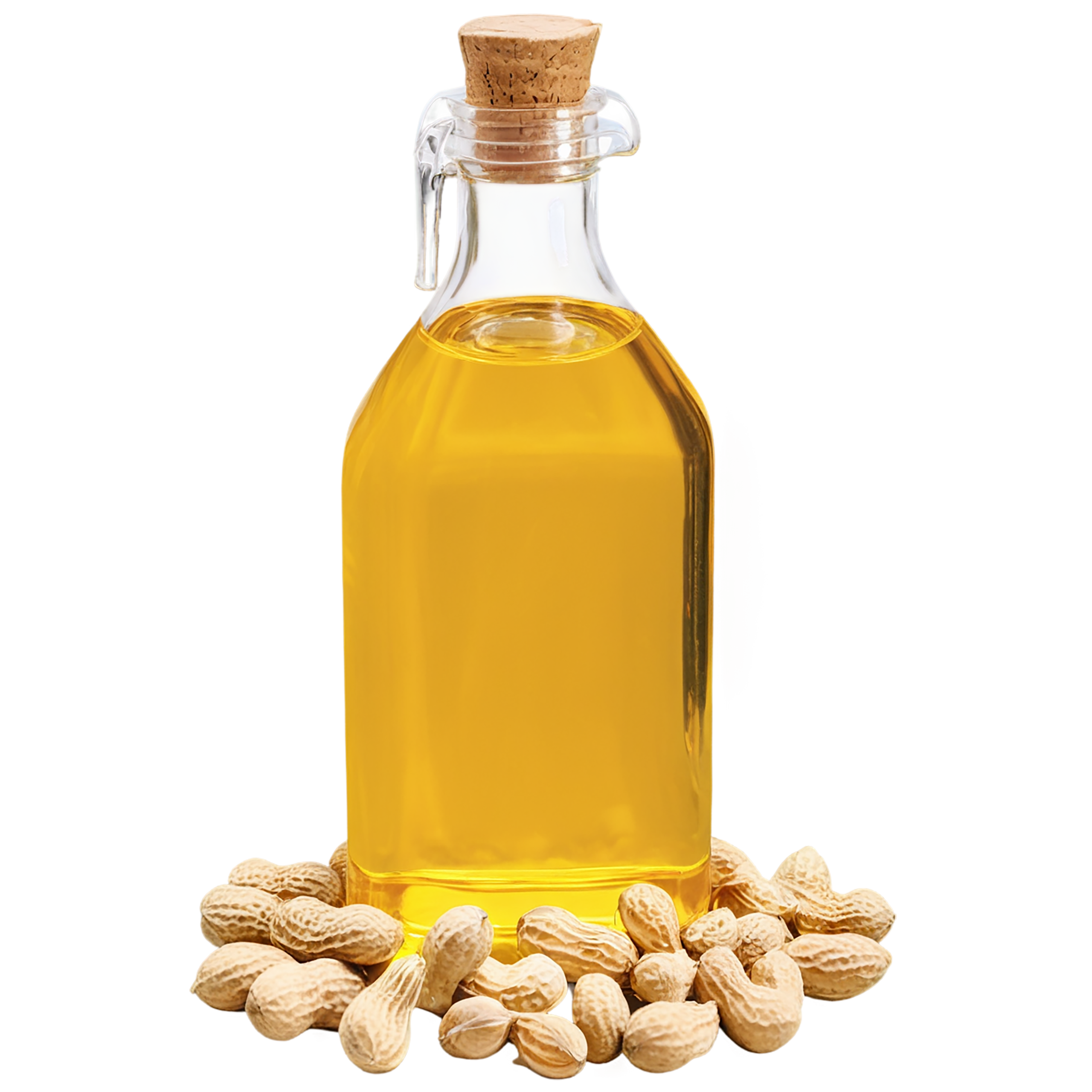 Peanut oil isolated on transparent background, #7916