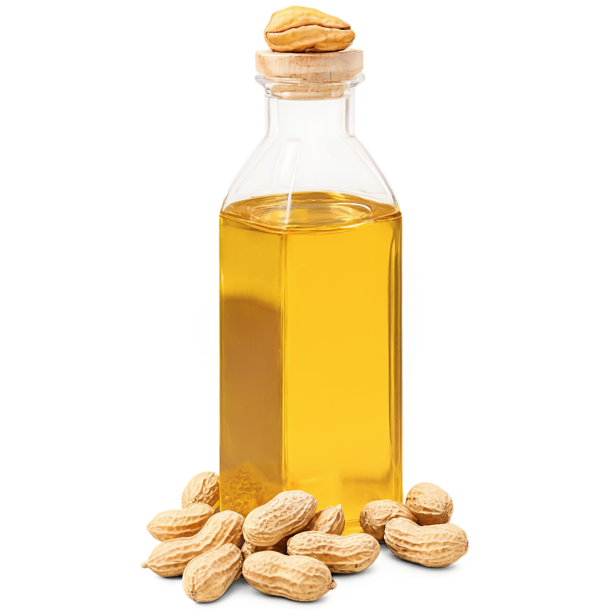 Peanut oil isolated on transparent background, #7919
