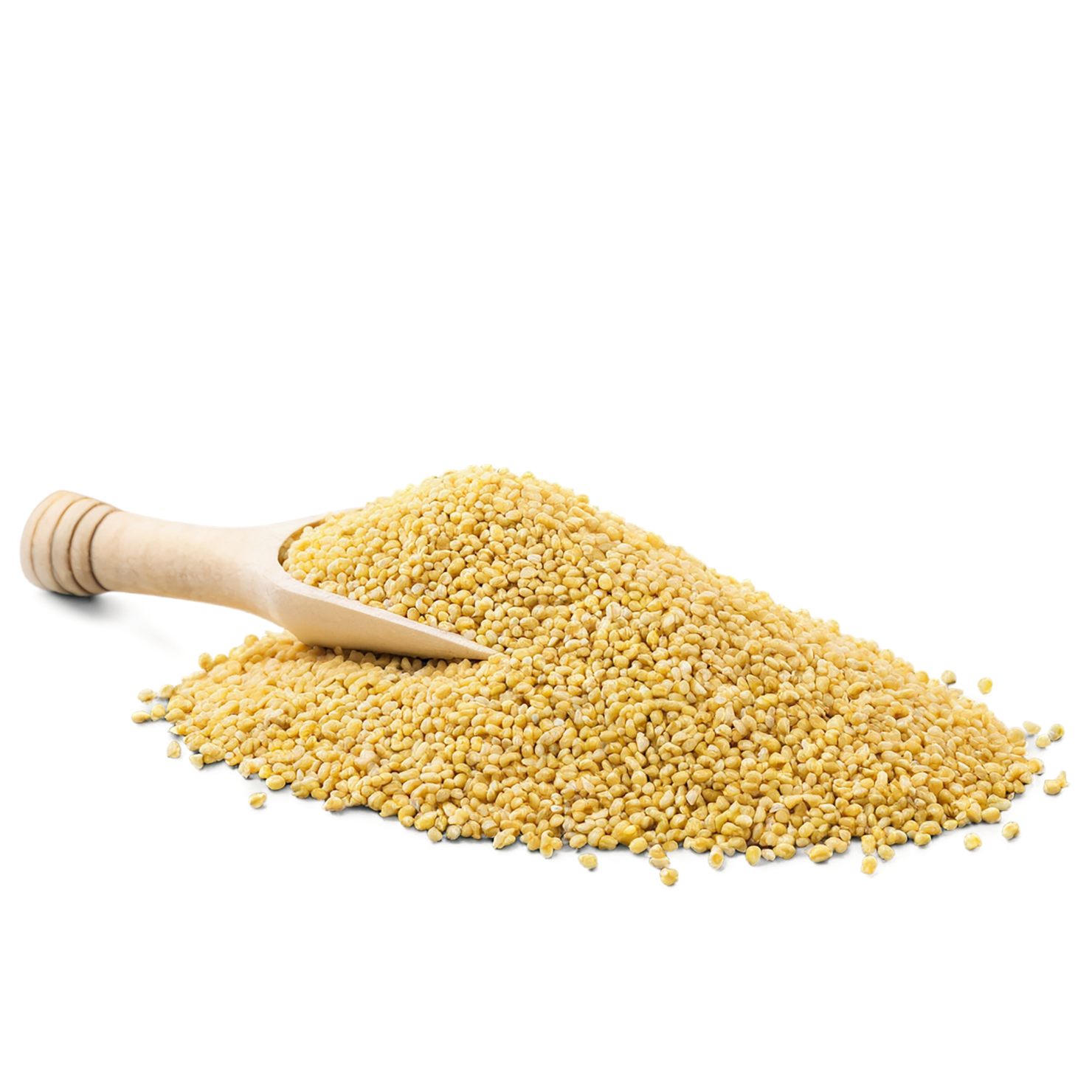 Millet grains isolated on transparent background, #6112