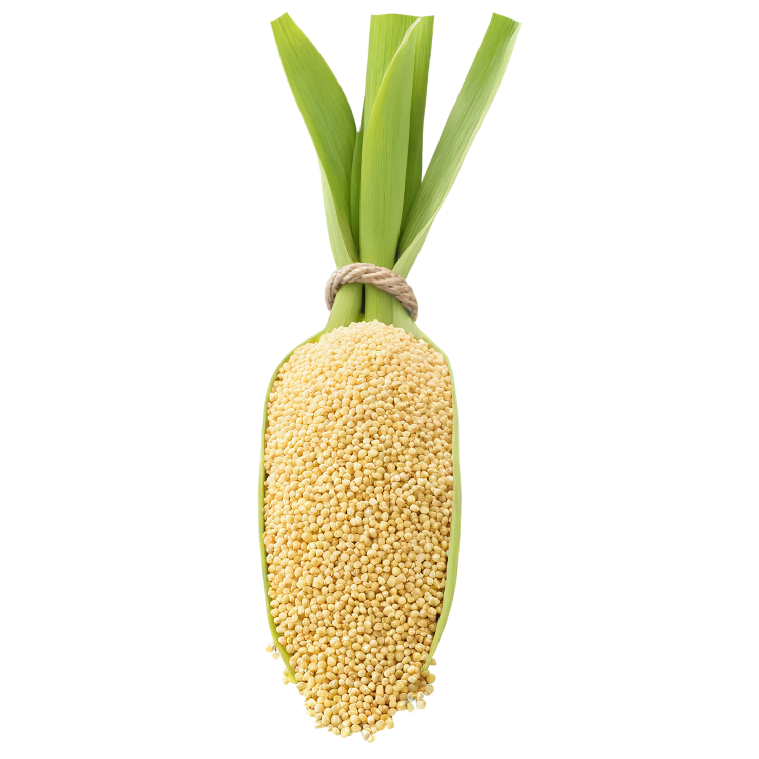 Millet grains isolated on transparent background, #6113