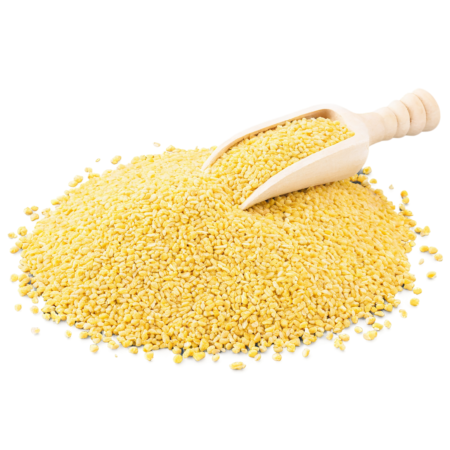 Millet grains isolated on transparent background, #6115