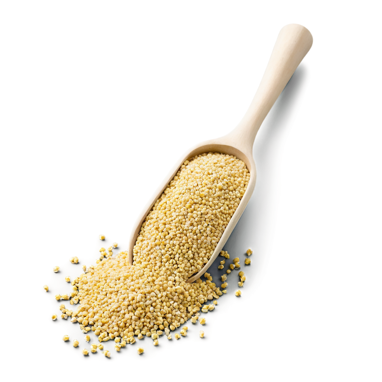 Millet grains isolated on transparent background, #6118