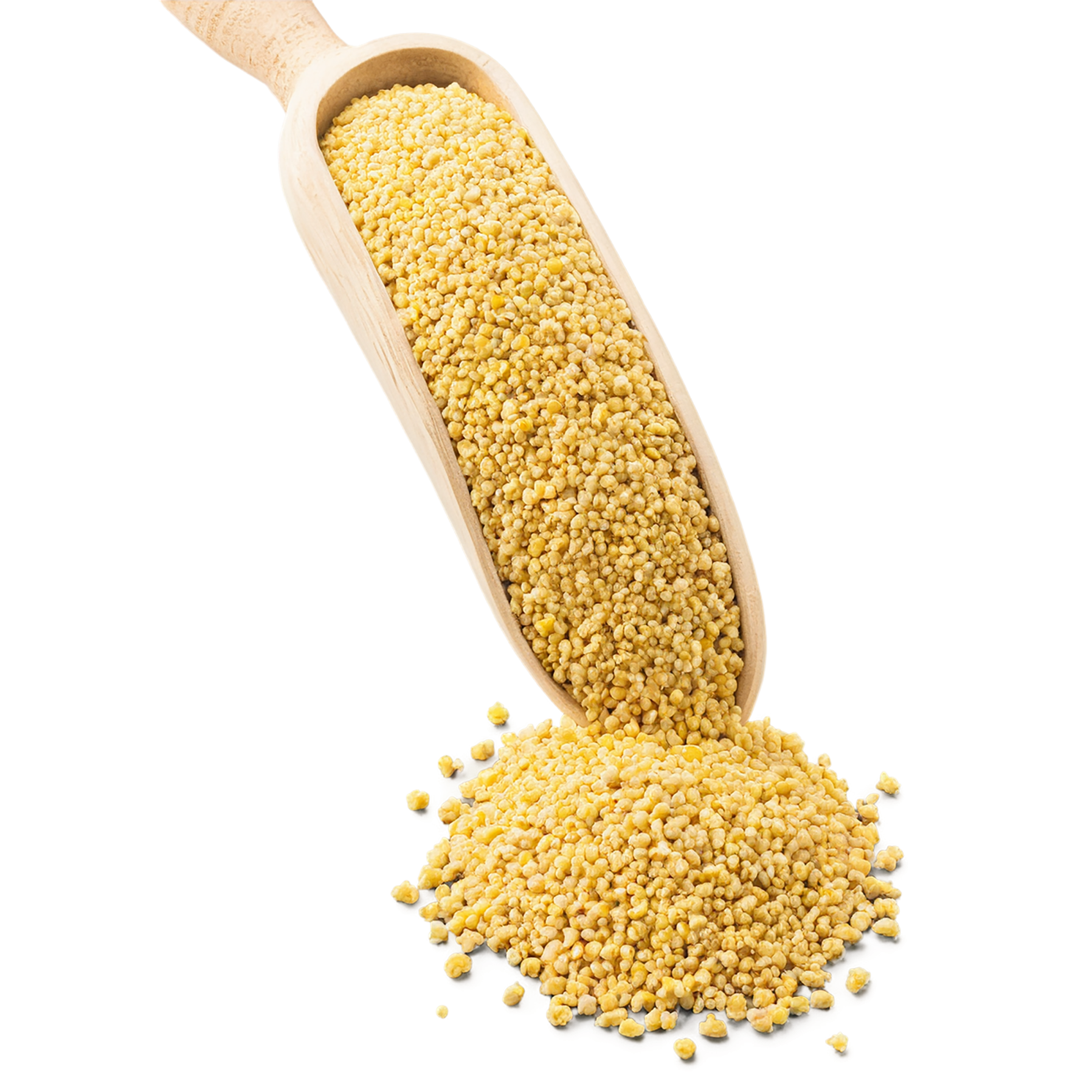 Millet grains isolated on transparent background, #6119