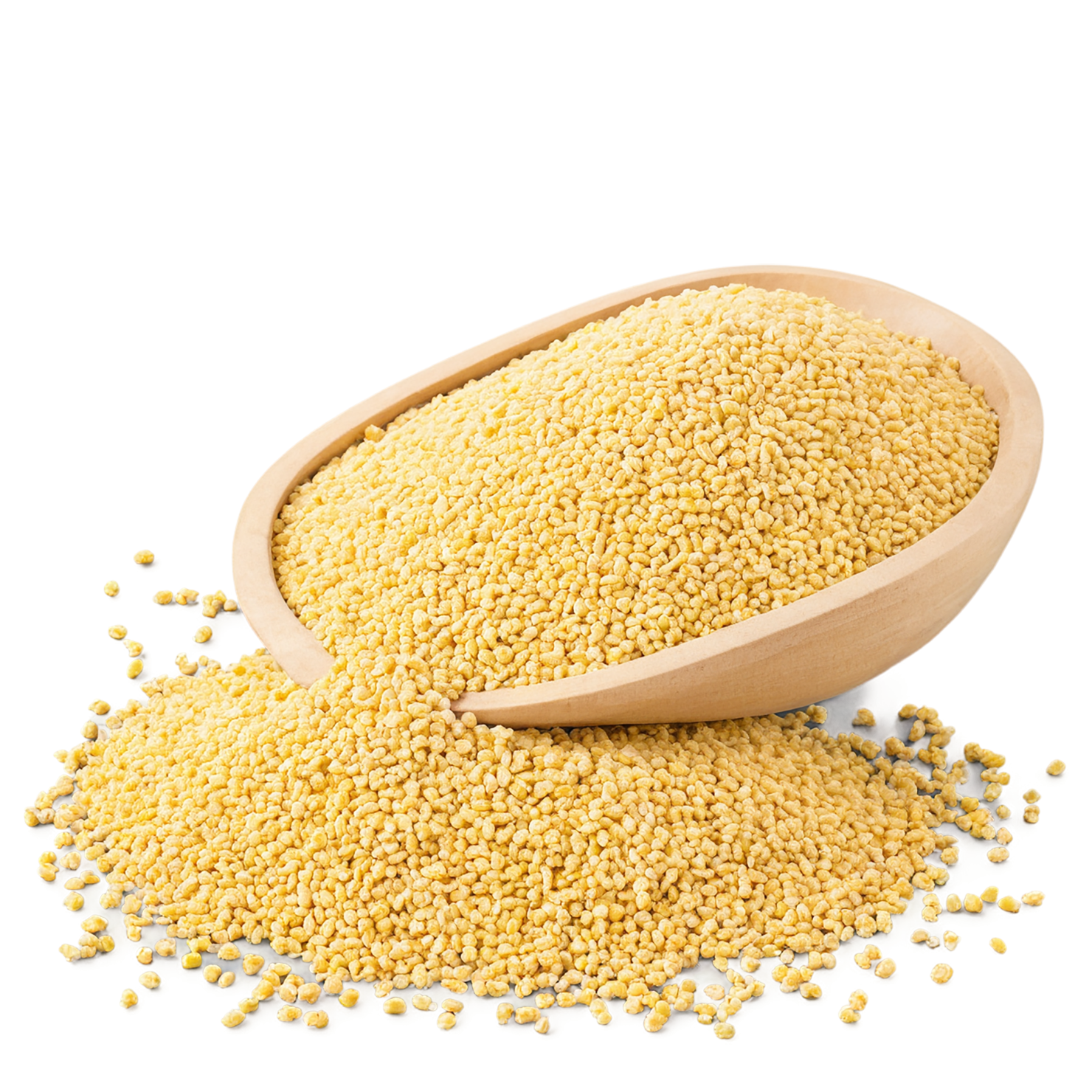 Millet grains isolated on transparent background, #6120