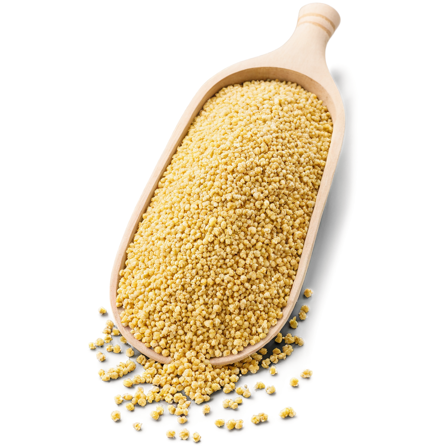 Millet grains isolated on transparent background, #6123