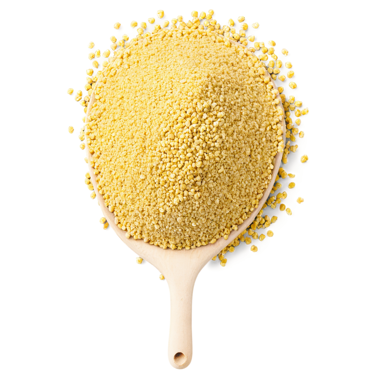 Millet grains isolated on transparent background, #6124