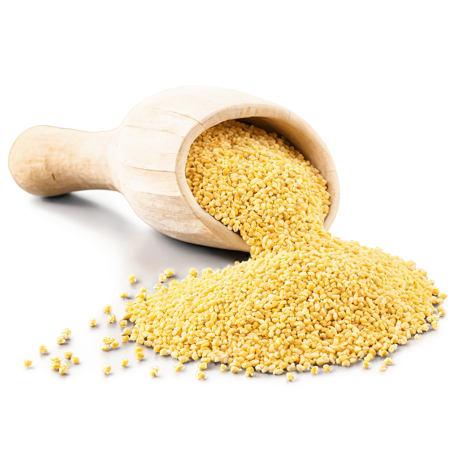 Millet grains isolated on transparent background, #6127