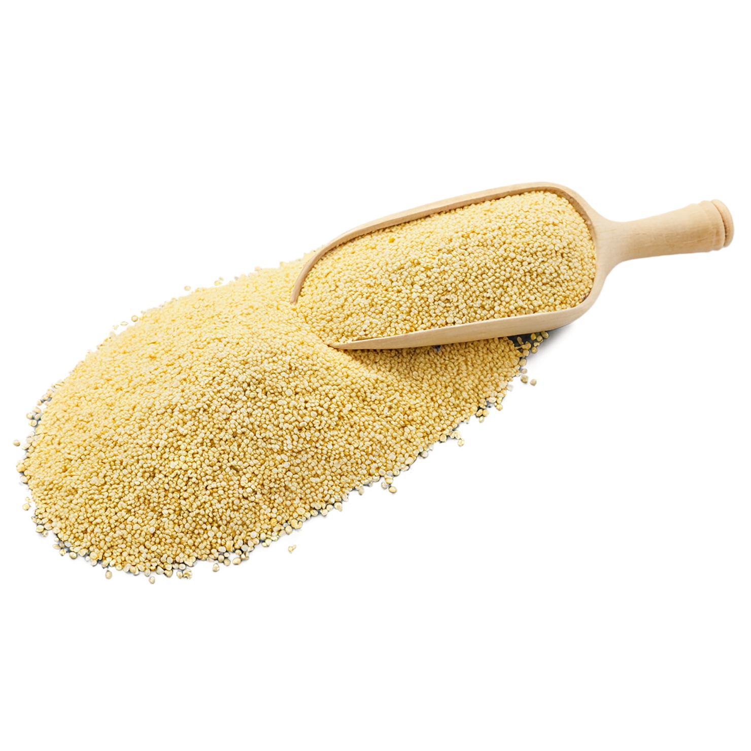 Millet grains isolated on transparent background, #6130