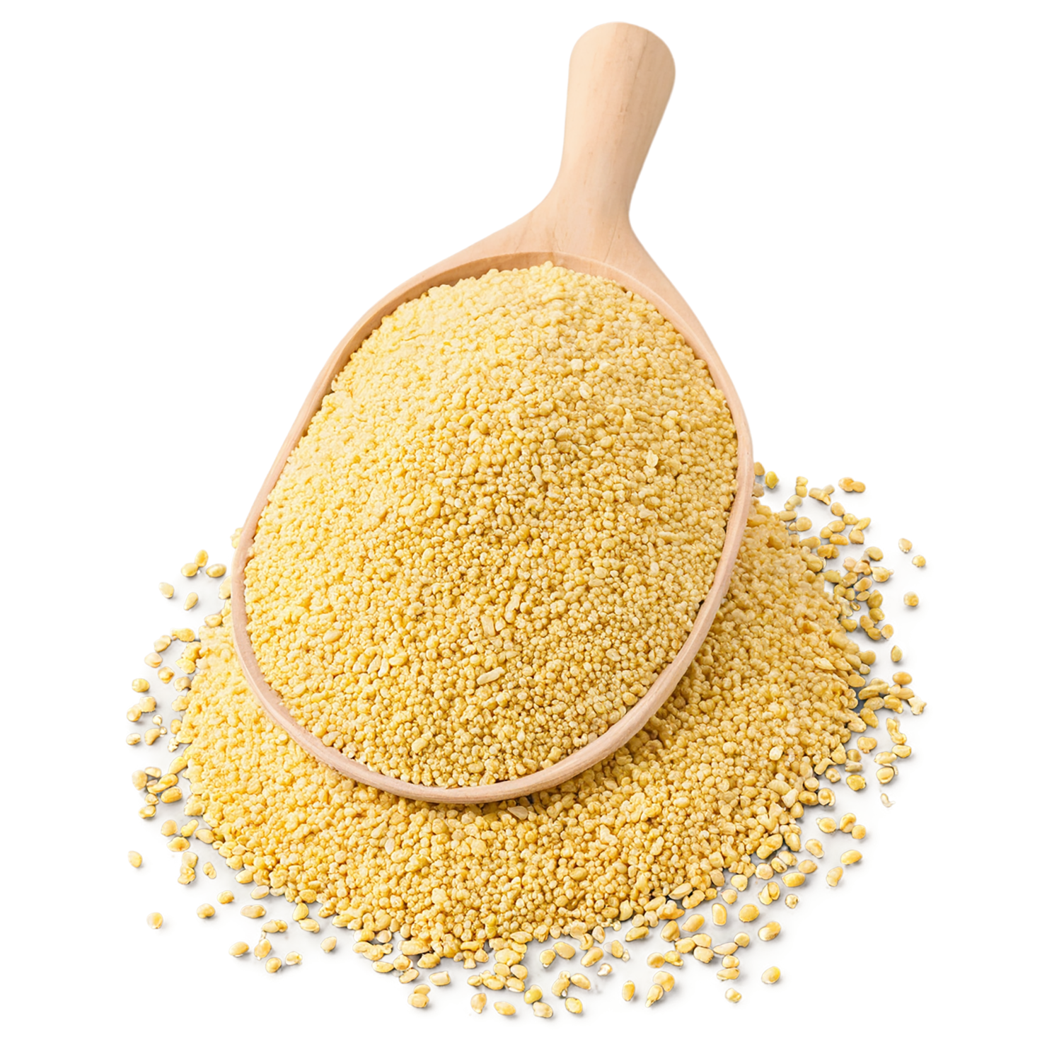 Millet grains isolated on transparent background, #6136