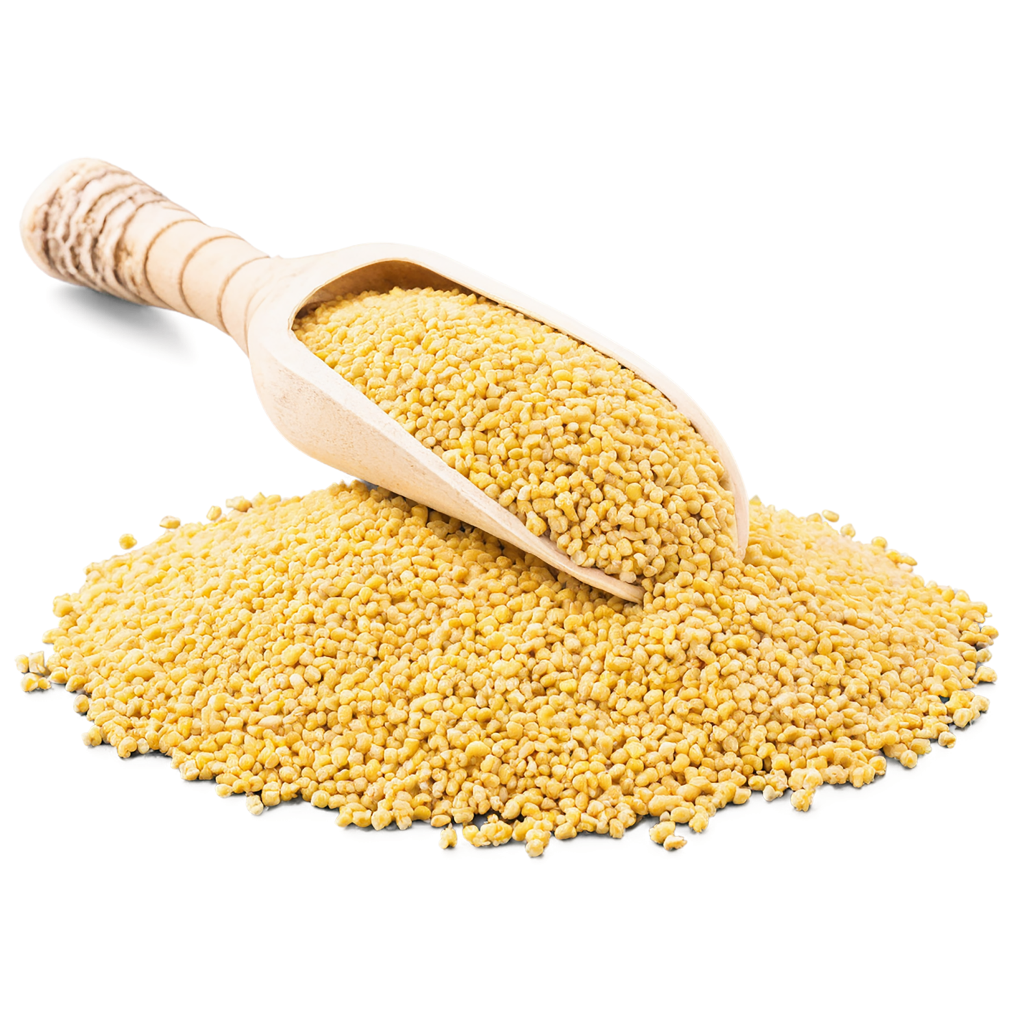 Millet grains isolated on transparent background, #6142