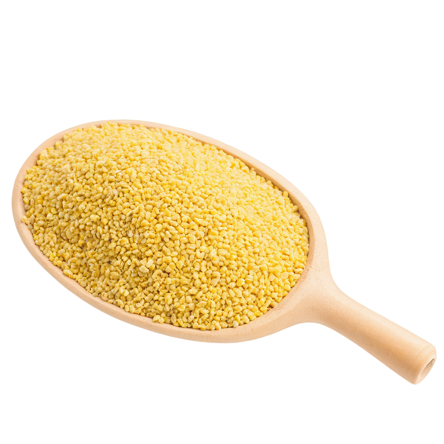 Millet grains isolated on transparent background, #6144
