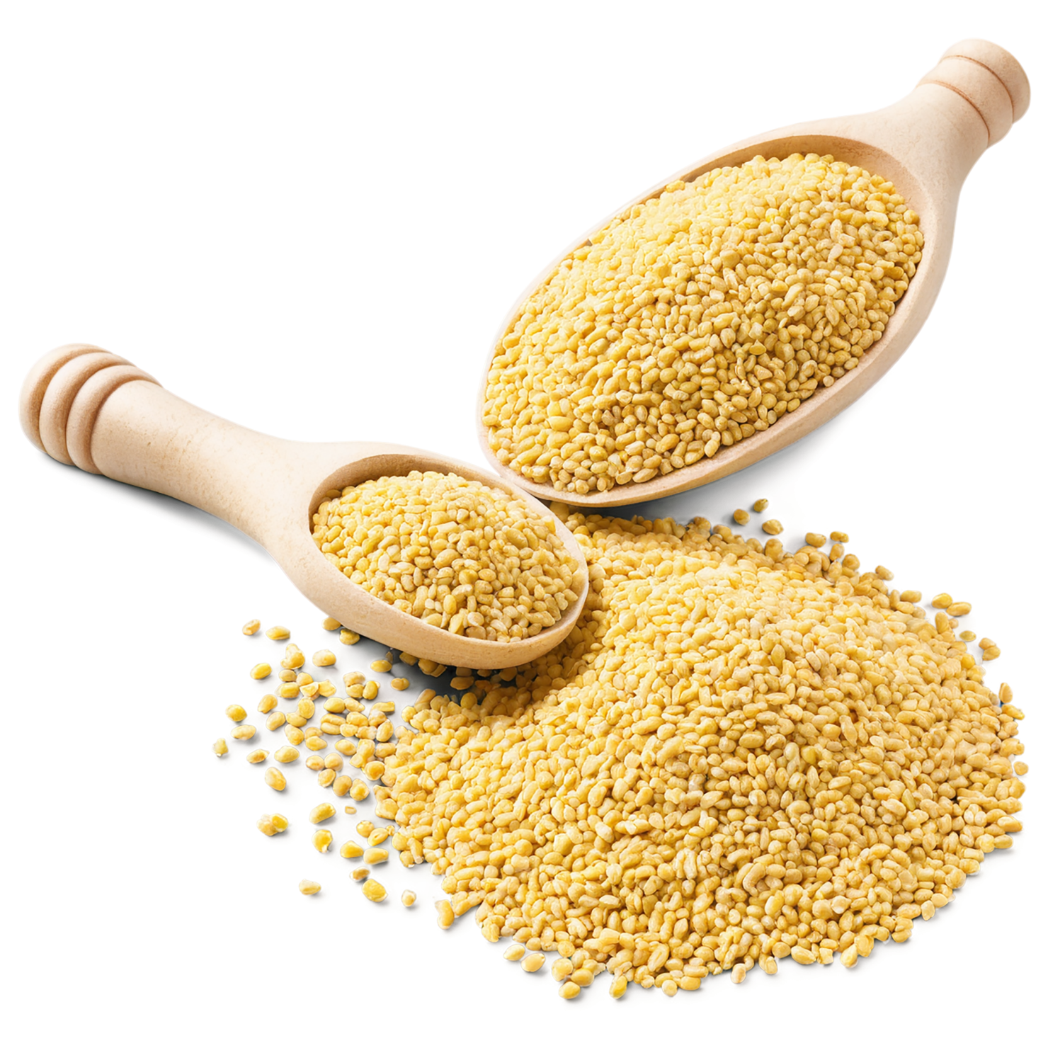 Millet grains isolated on transparent background, #6150