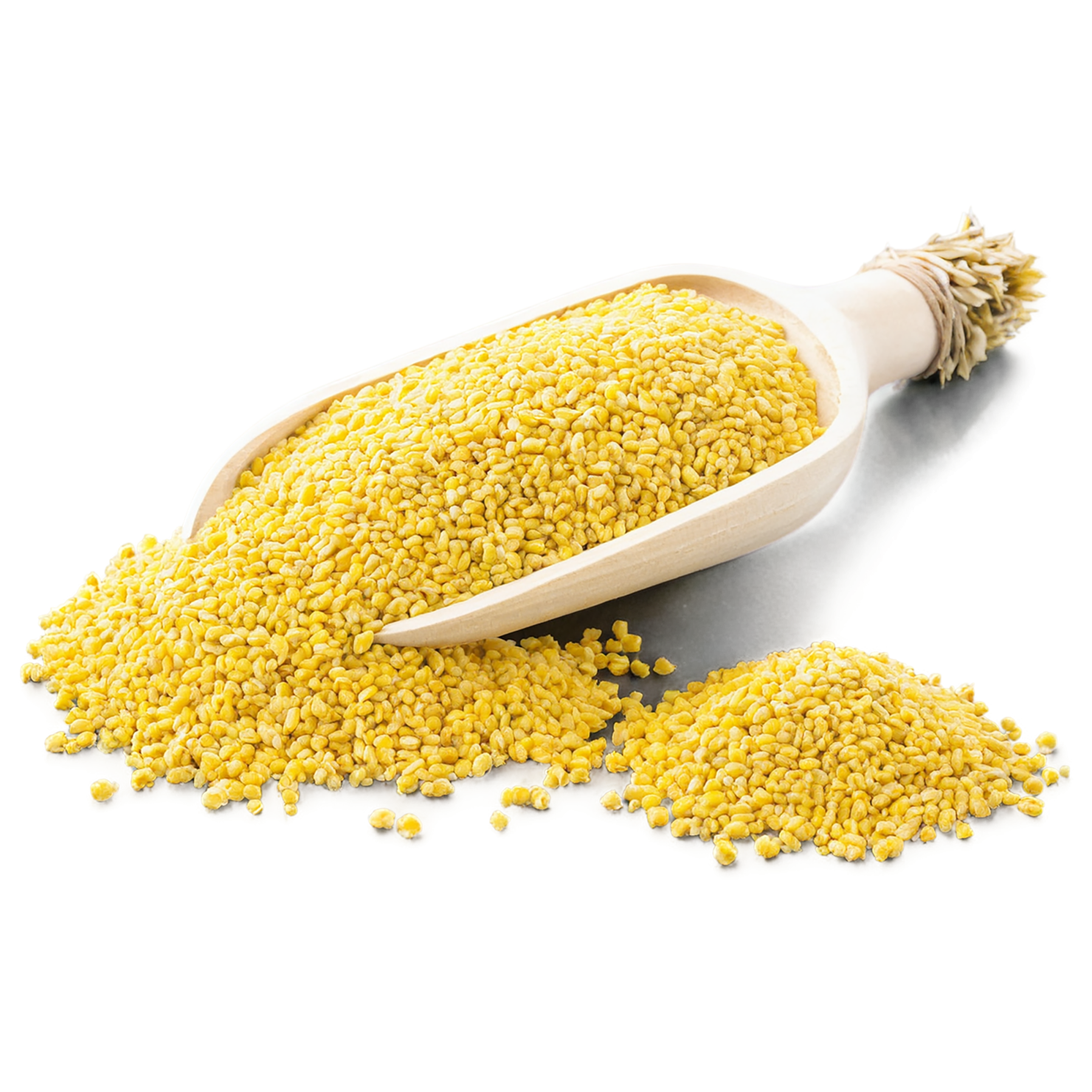 Millet grains isolated on transparent background, #6157